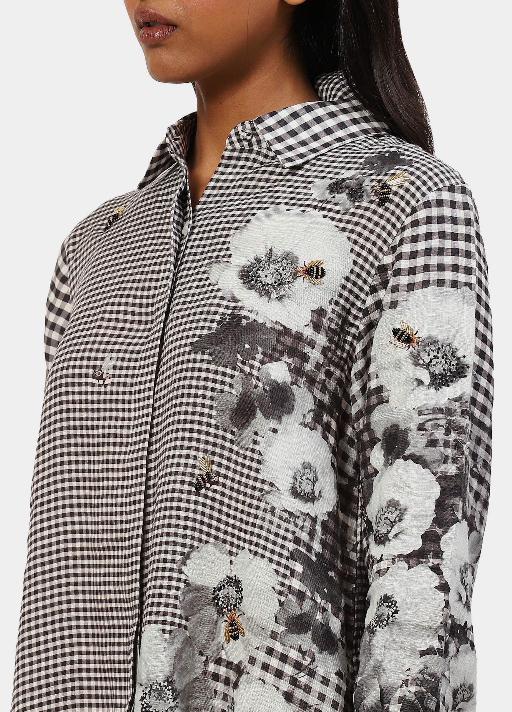 The Black Linen City Tunic