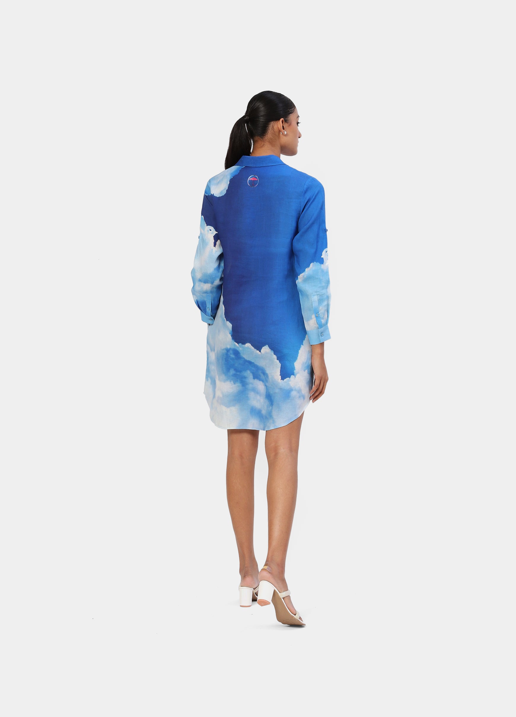 The Blue Linen Maldives Tunic