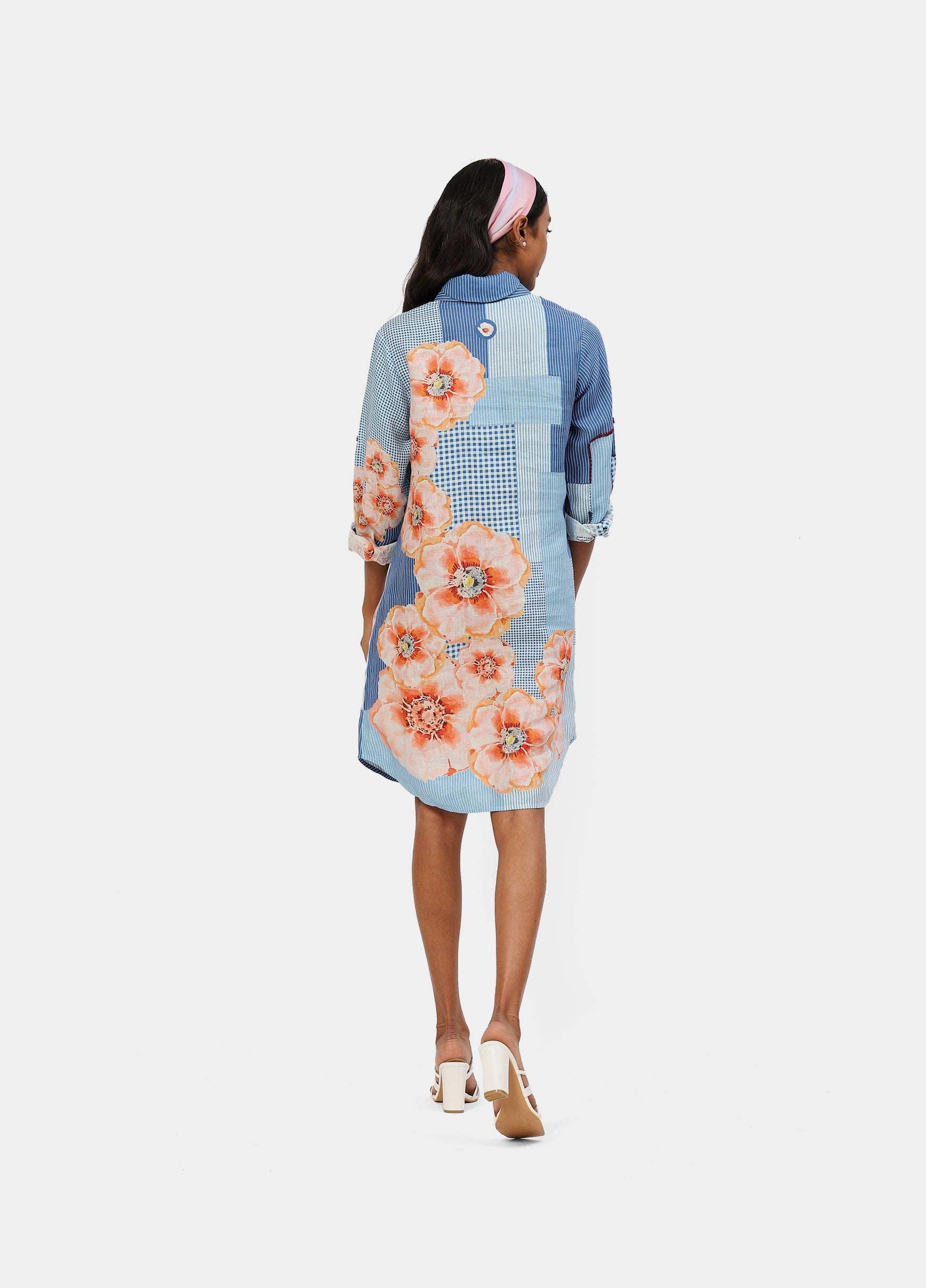 The Blue Linen Off Duty Tunic