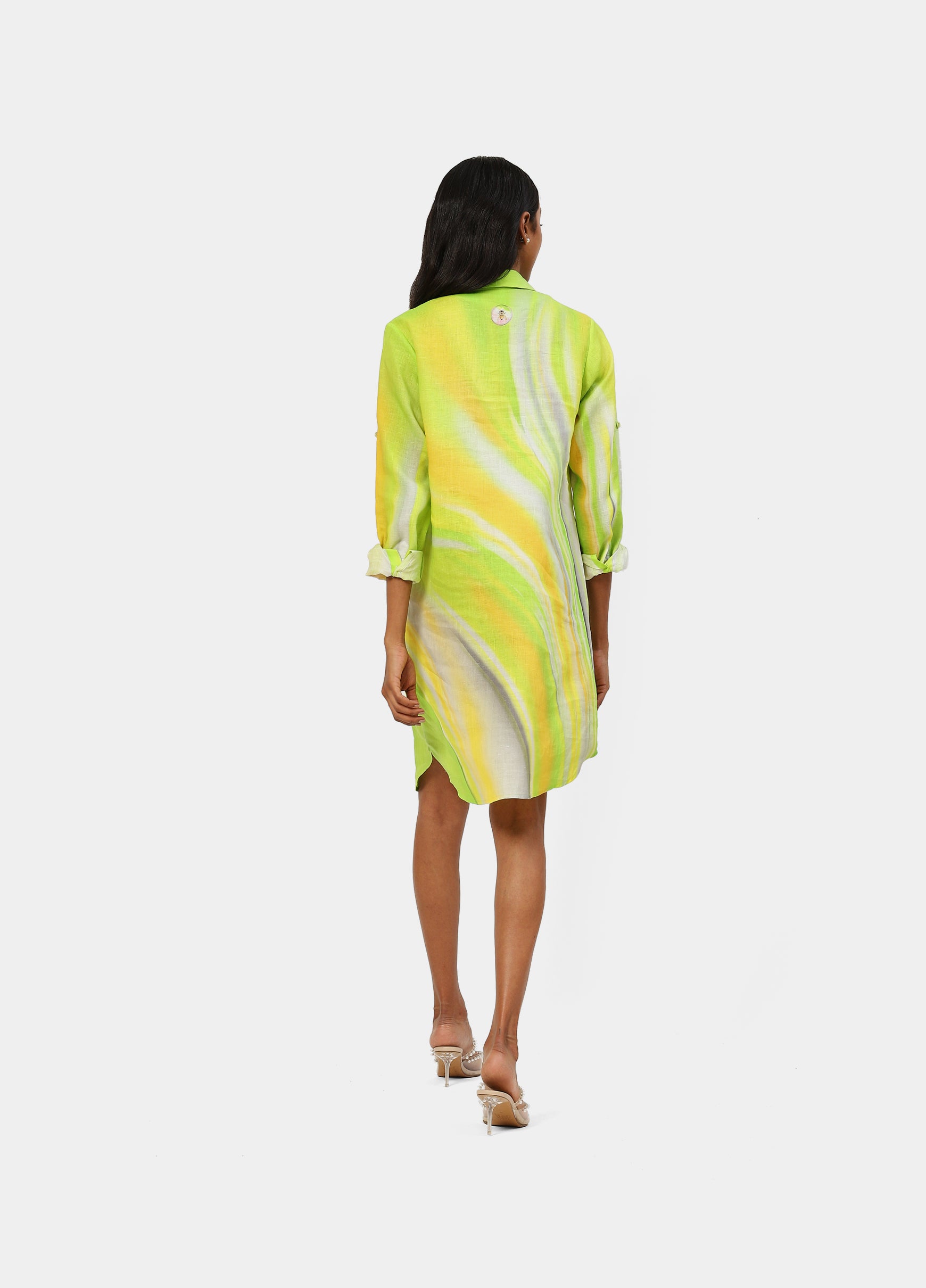 The Green Linen Lemon Tunic