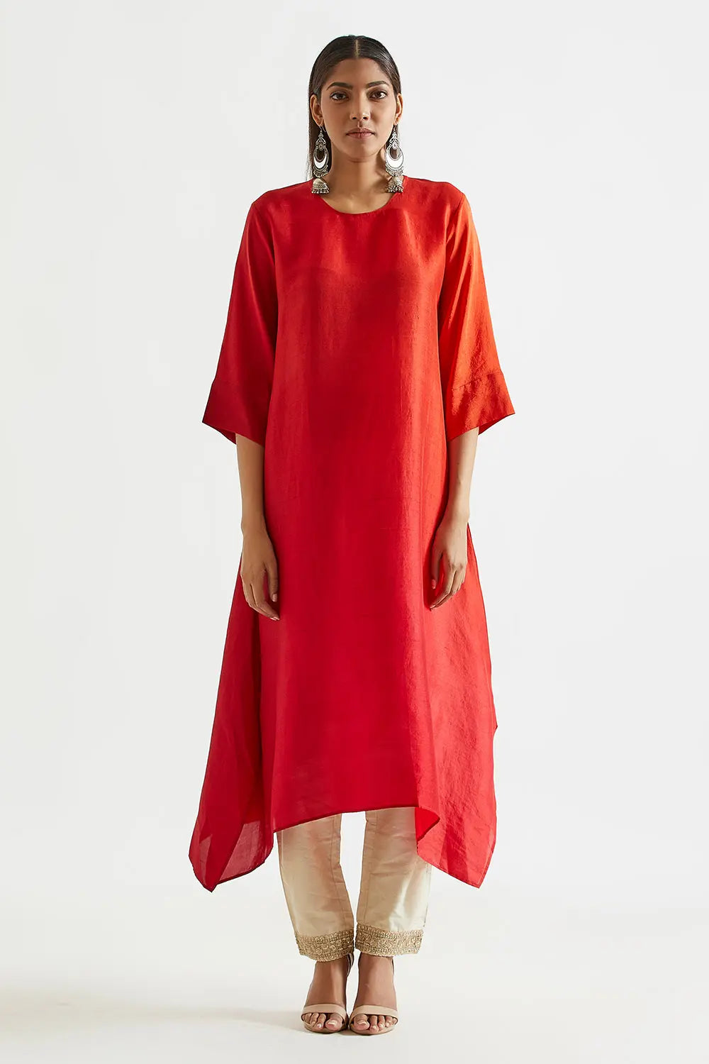 Ombre Kurta with Zari Banarasi Bandhej Dupatta (2pc)