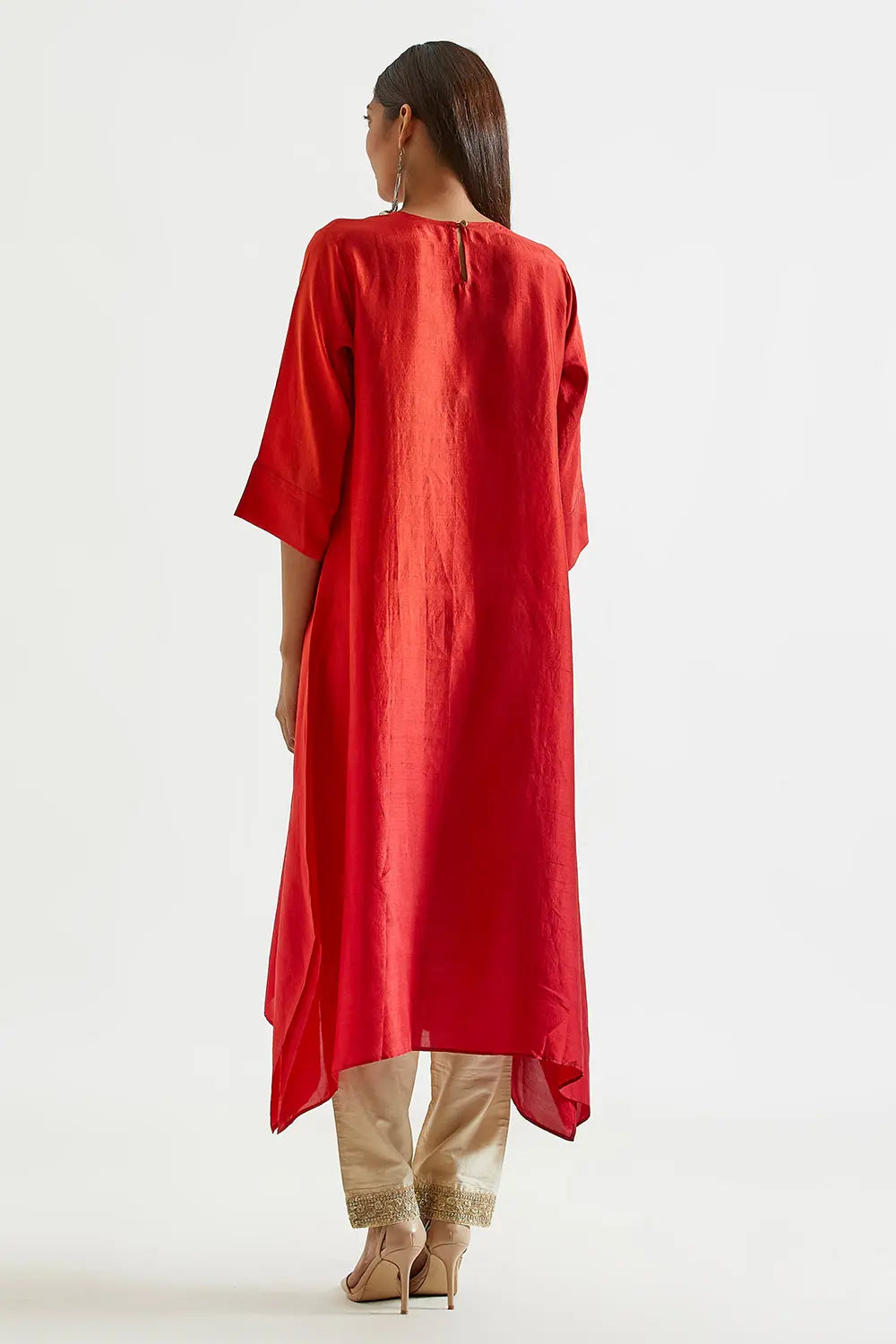 Ombre Kurta with Zari Banarasi Bandhej Dupatta (2pc)