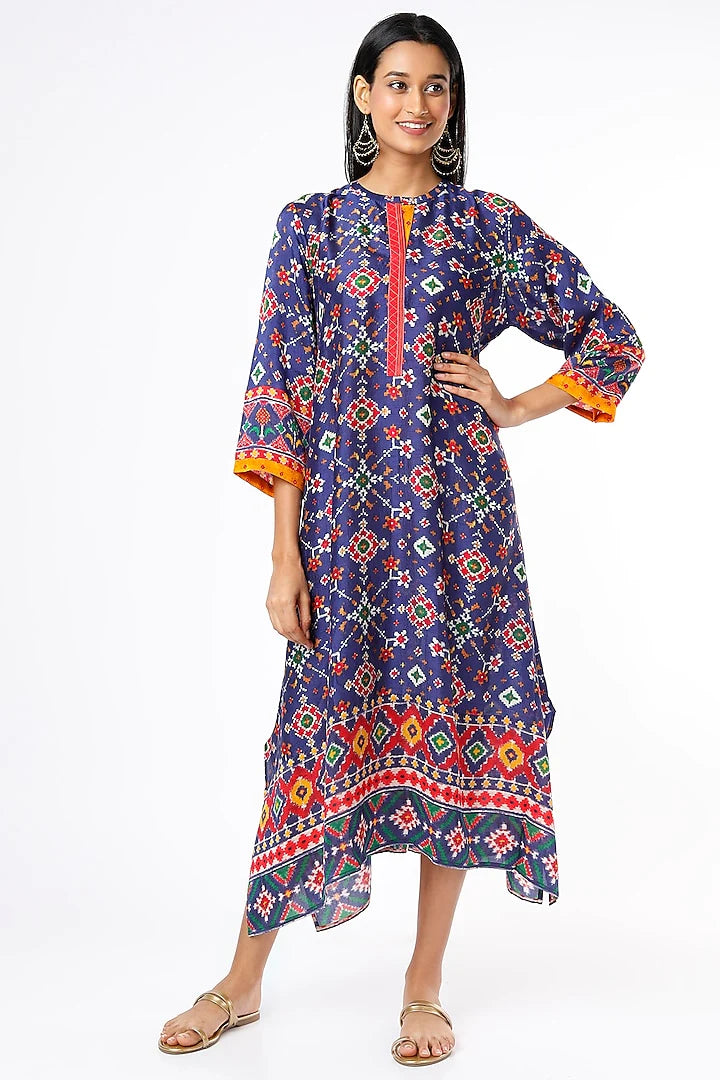 Printed Patola Kurta