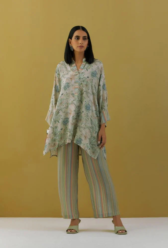 Coord Bird Print Set (2pc)
