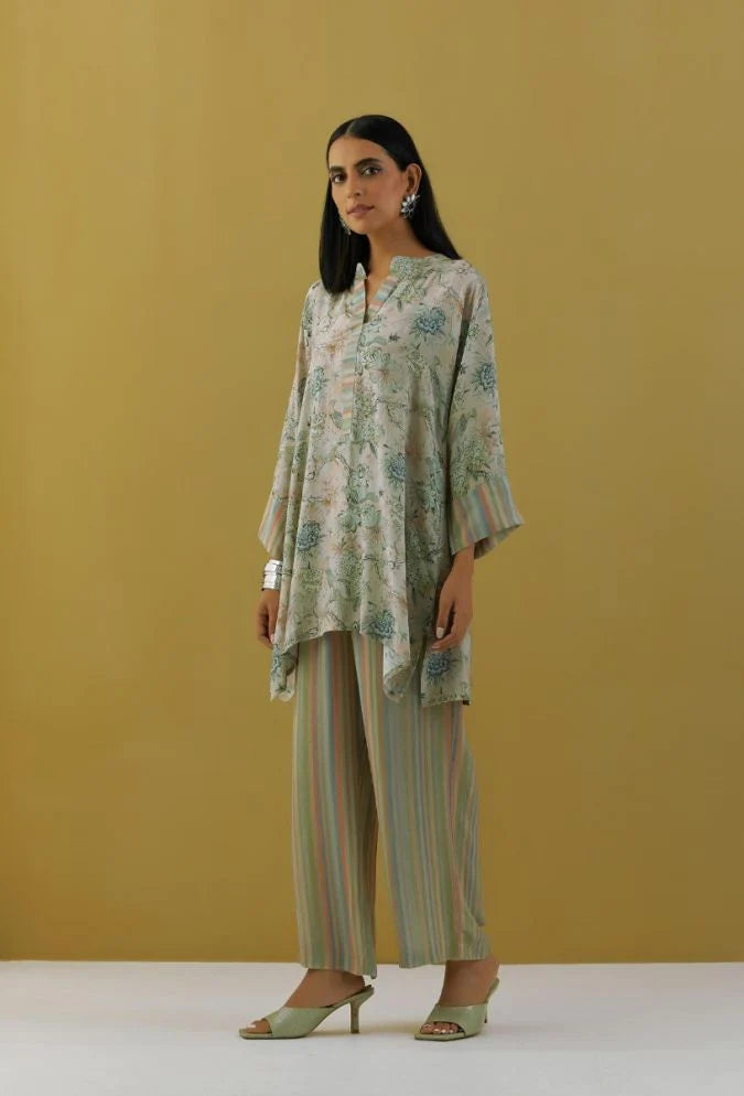 Coord Bird Print Set (2pc)