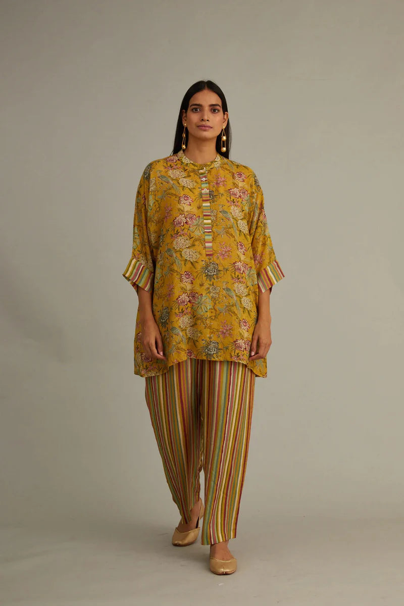 Coord Bird Print Set (2pc)