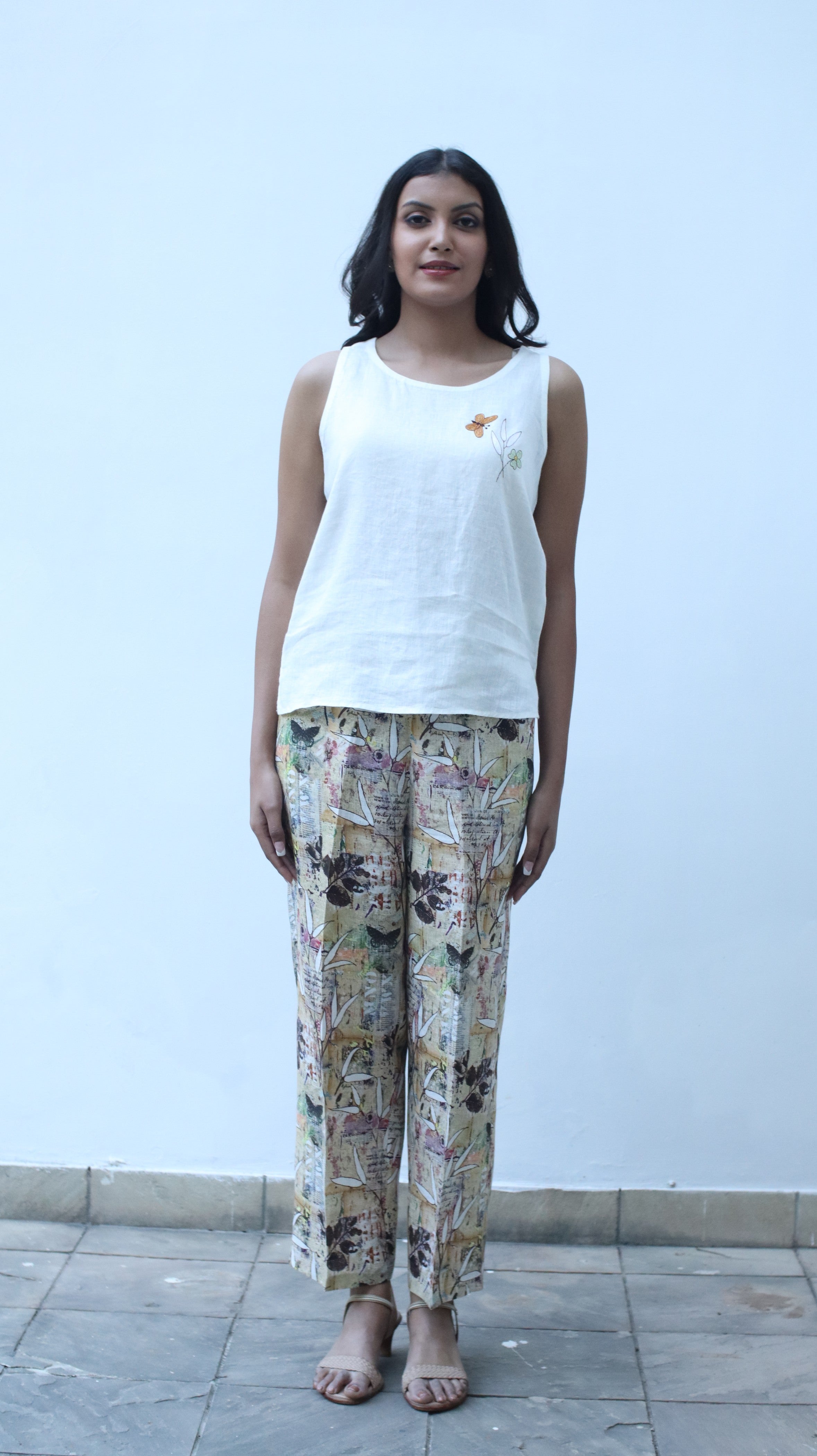 Ivory Embroidered Top