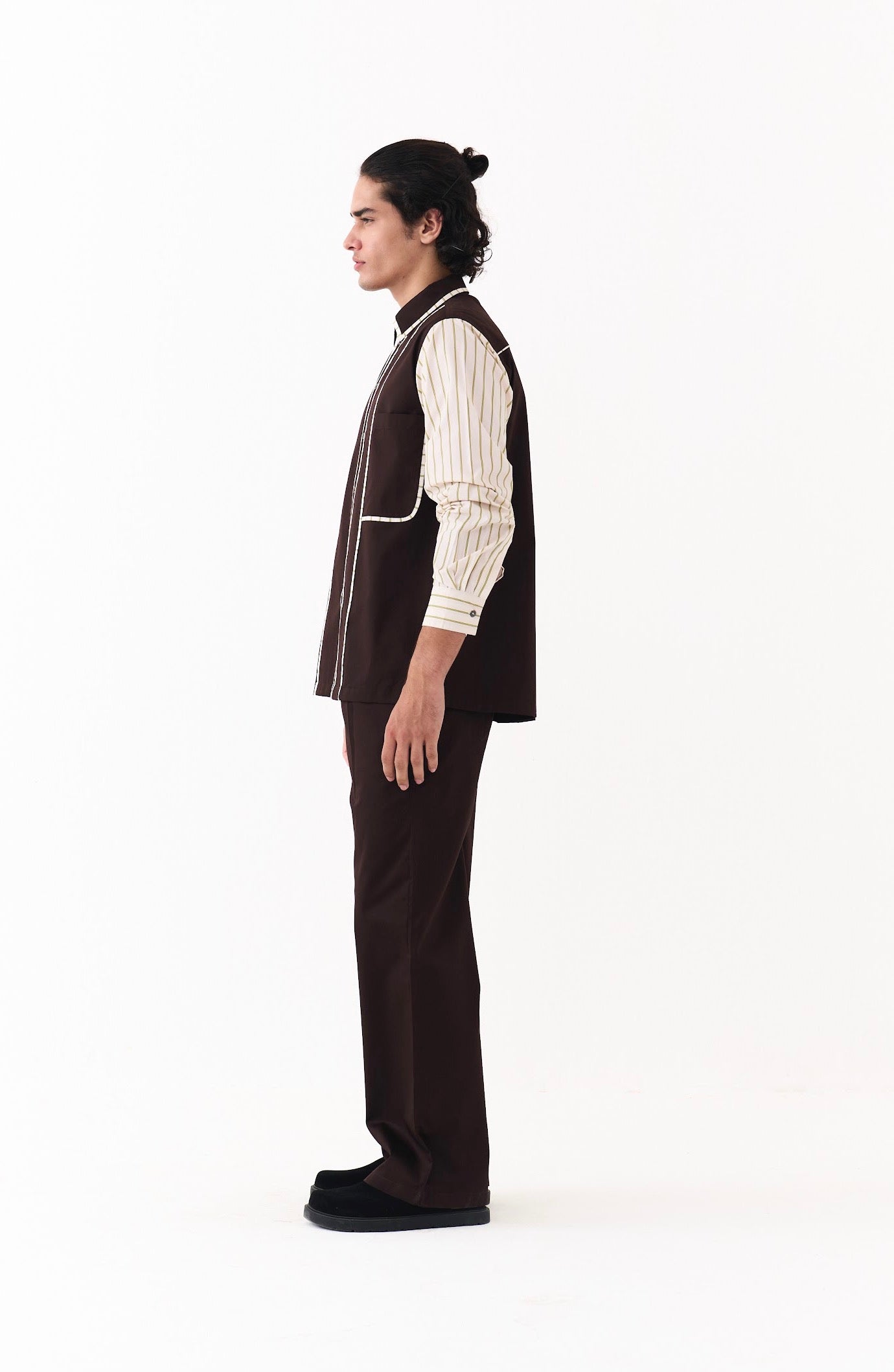 Piping Detail Shirt Co-ord
