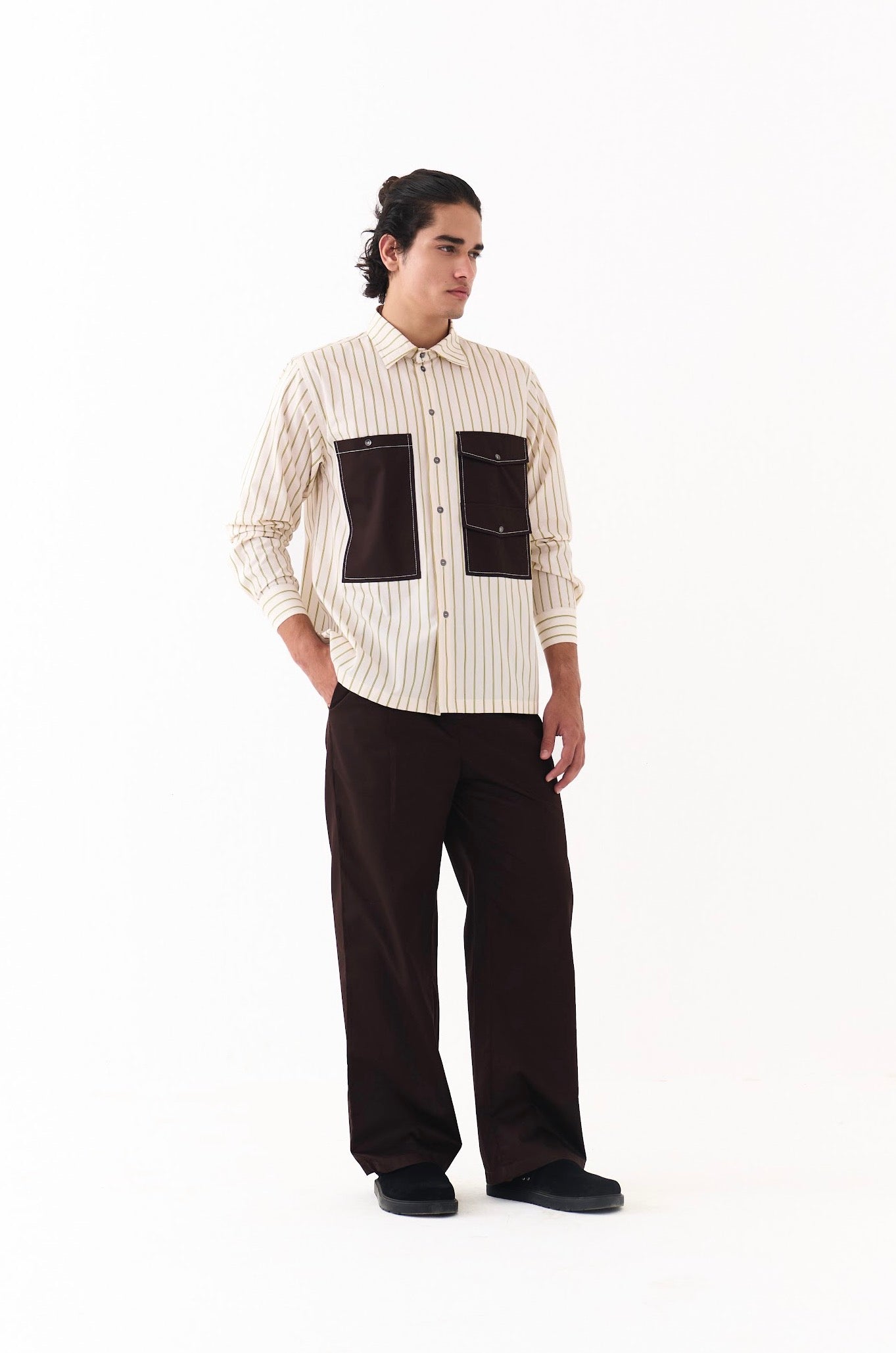 Double Patch Pocket Shirt Co-ord