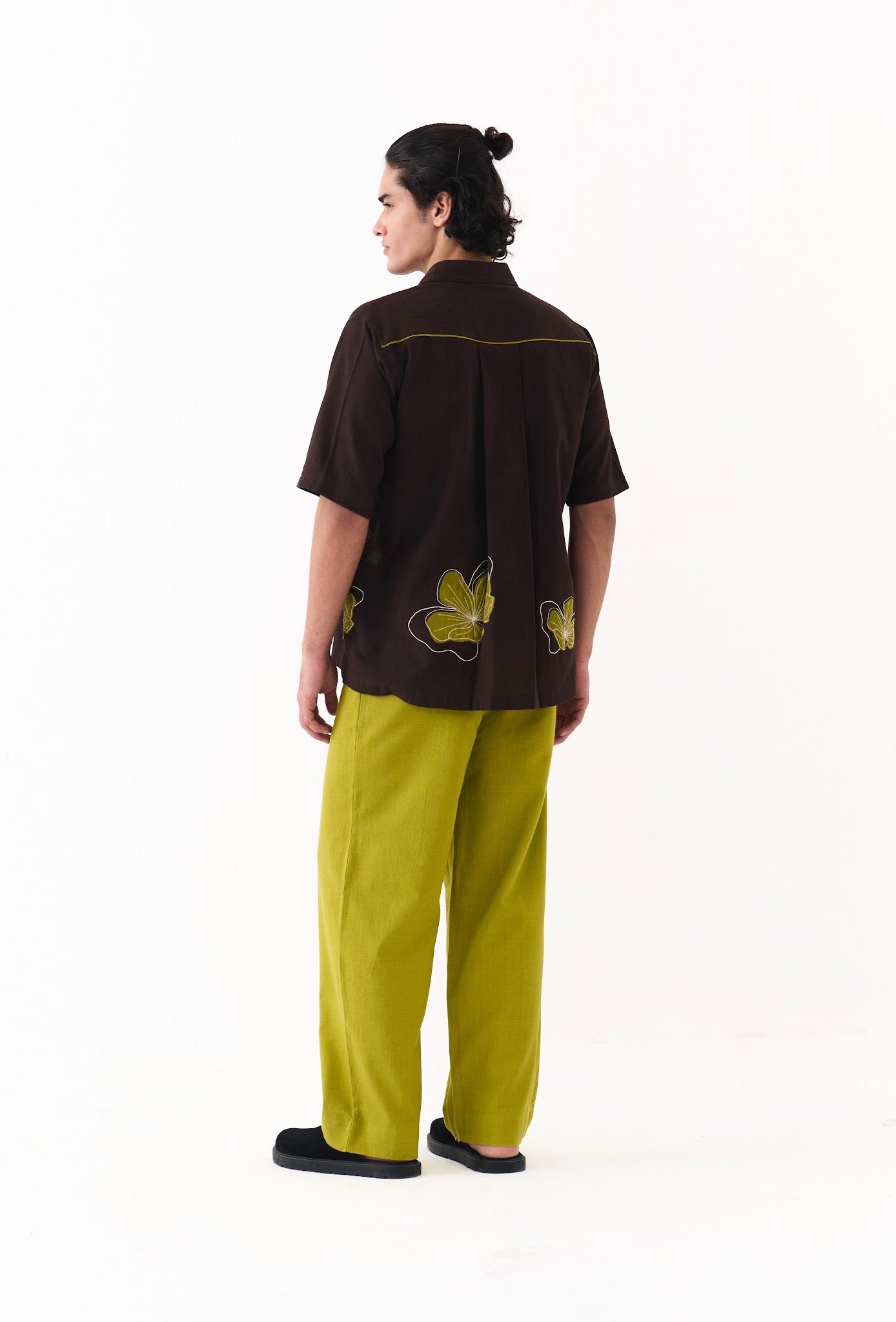 Floral Reverse Applique Shirt Co-ord