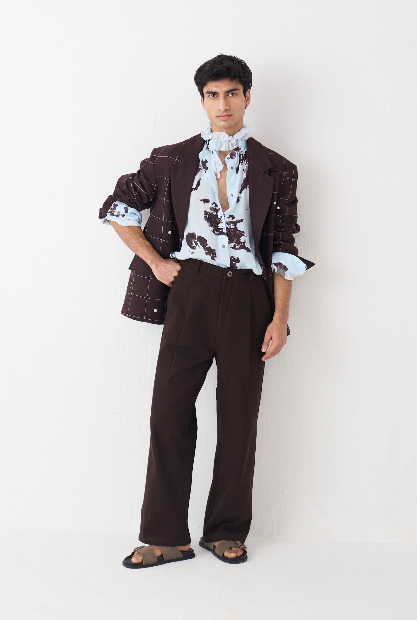 Mirror Emb. Blazer Co-ord (set Of 3)