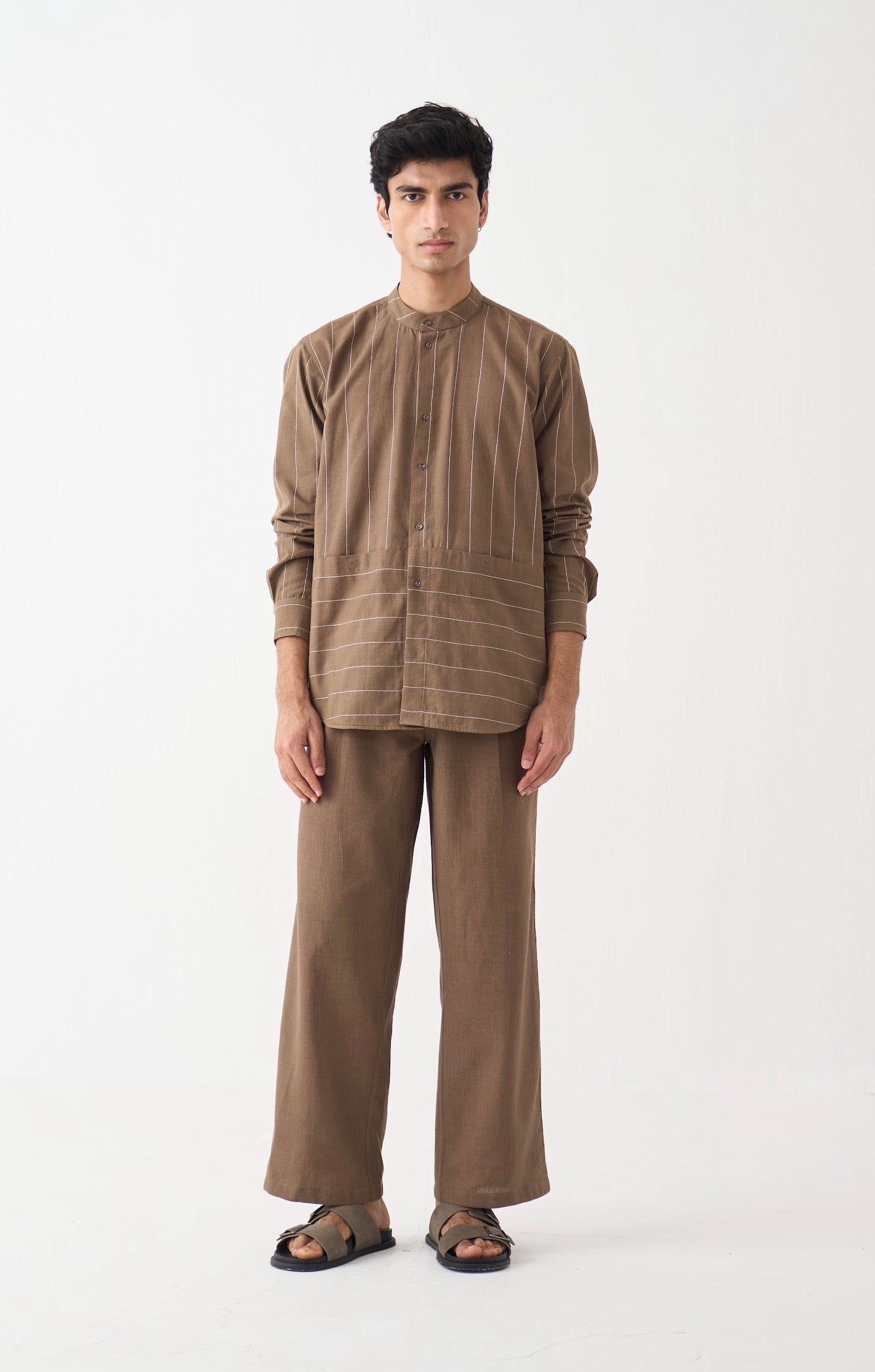 Front Pocket Shirt Co-ord