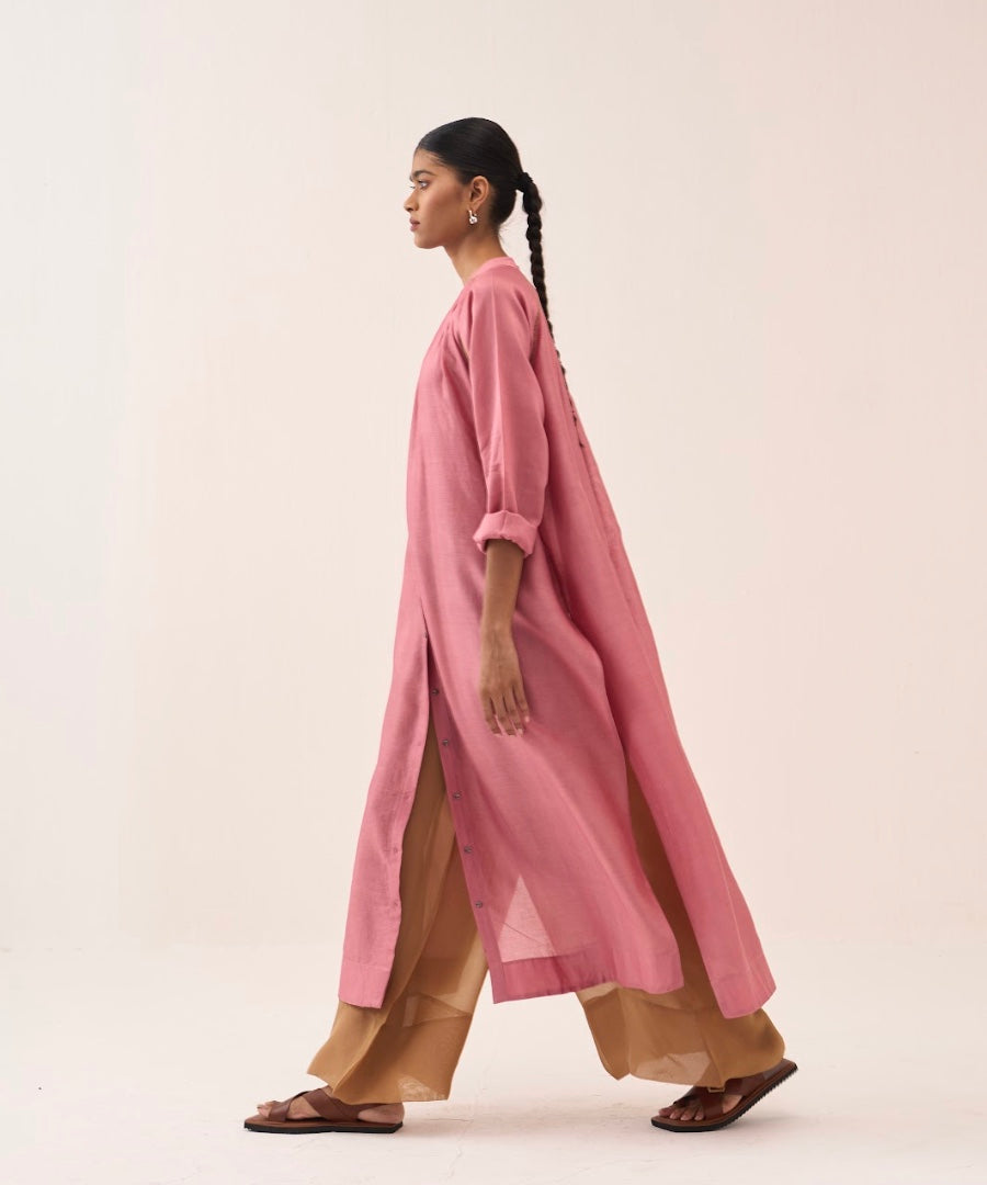 Gather Neck Shirt Co-ord (set Of 2)