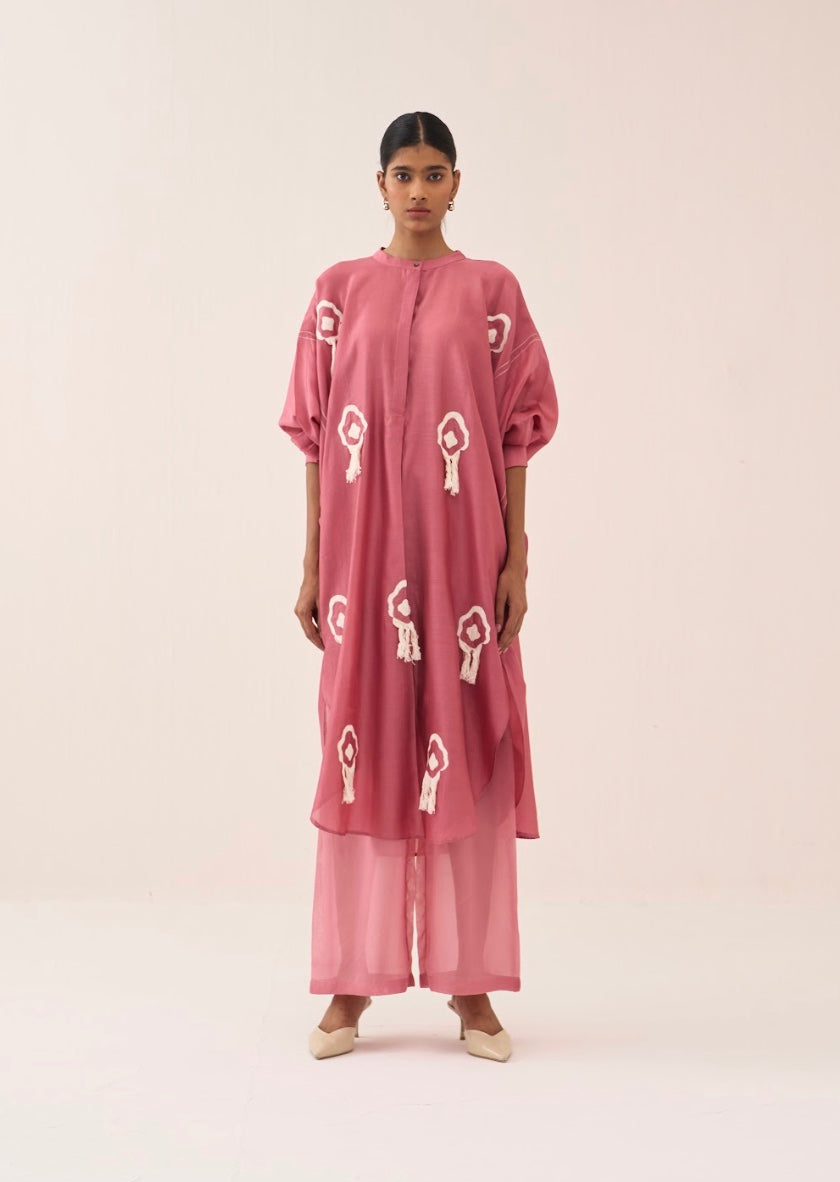 Fringe Bat Sleeve Shirt Co-ord (set Of 2)