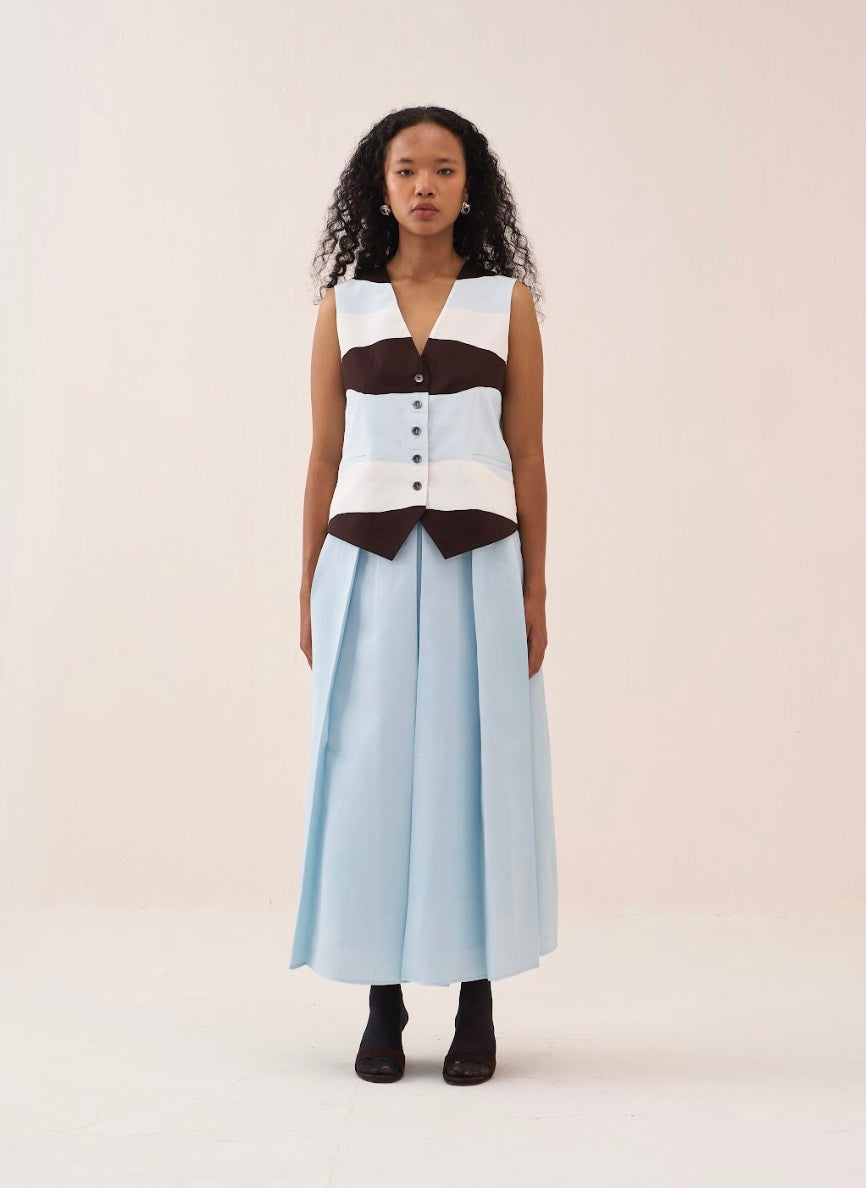 Applique Vest Co-ord (set Of 2)