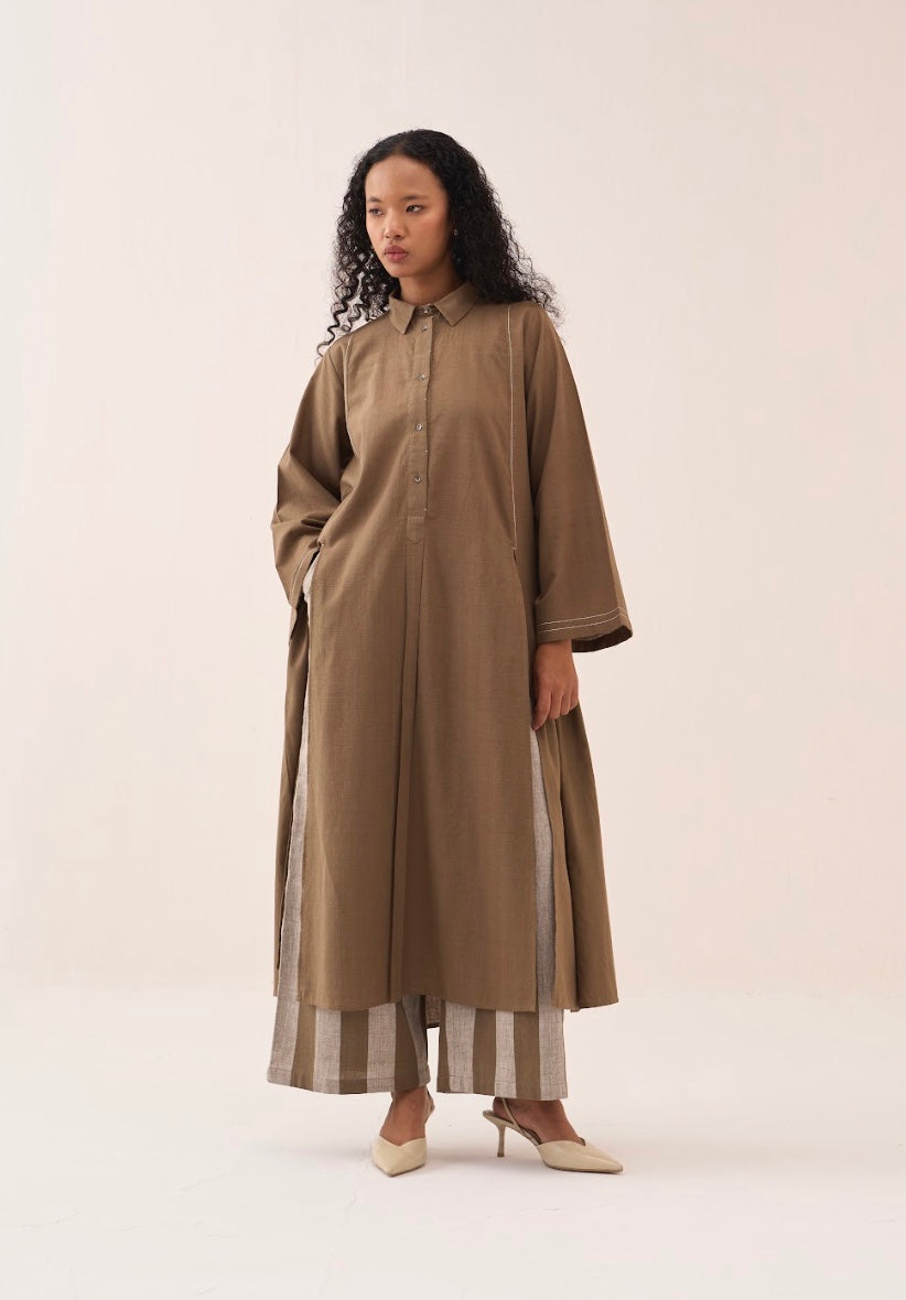 Wide Sleeve Shirt Co-ord (set Of 2)