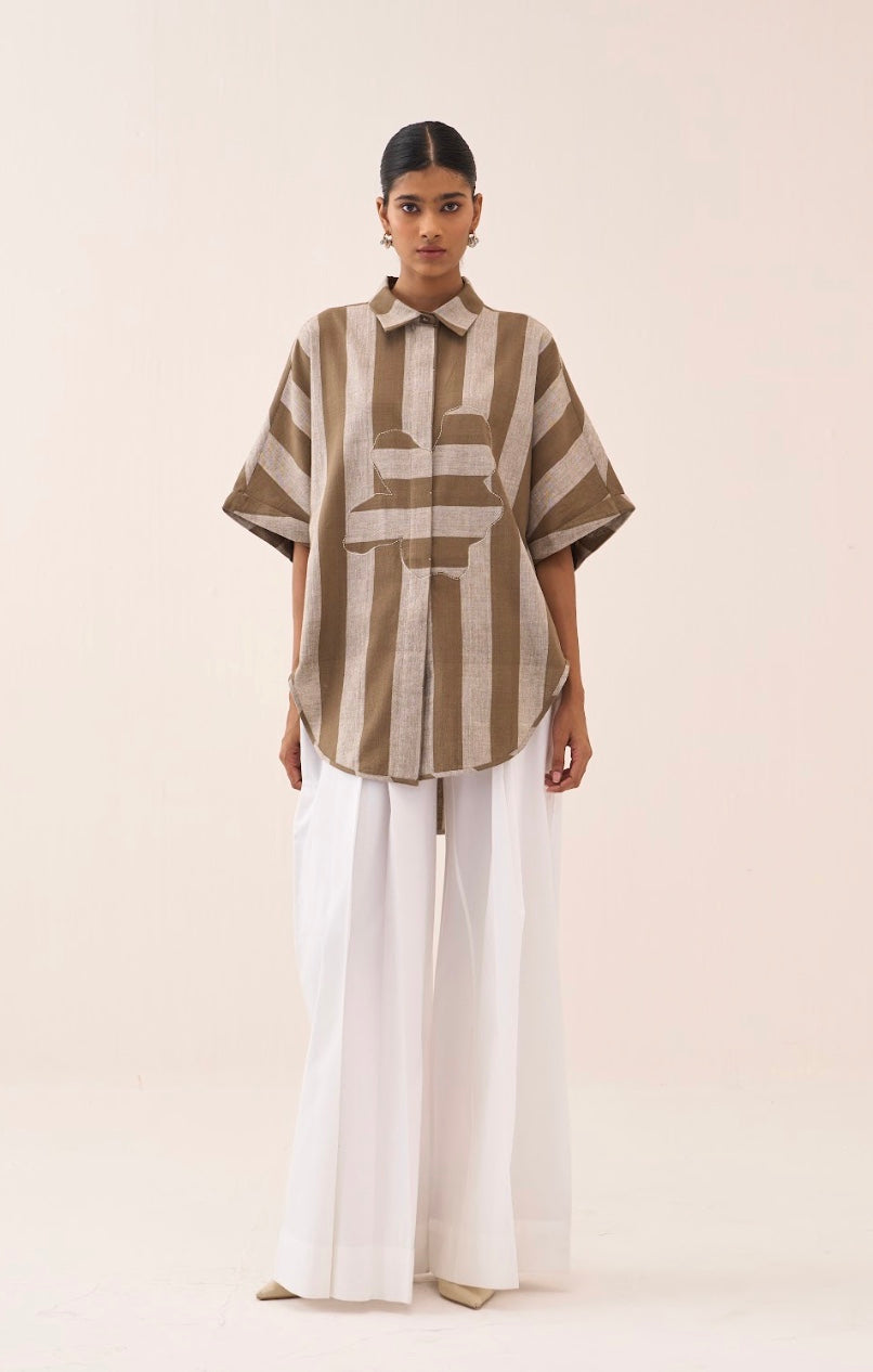 U-hem Shirt Co-ord (set Of 2)