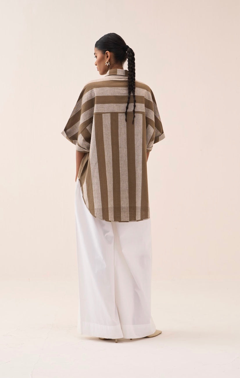 U-hem Shirt Co-ord (set Of 2)