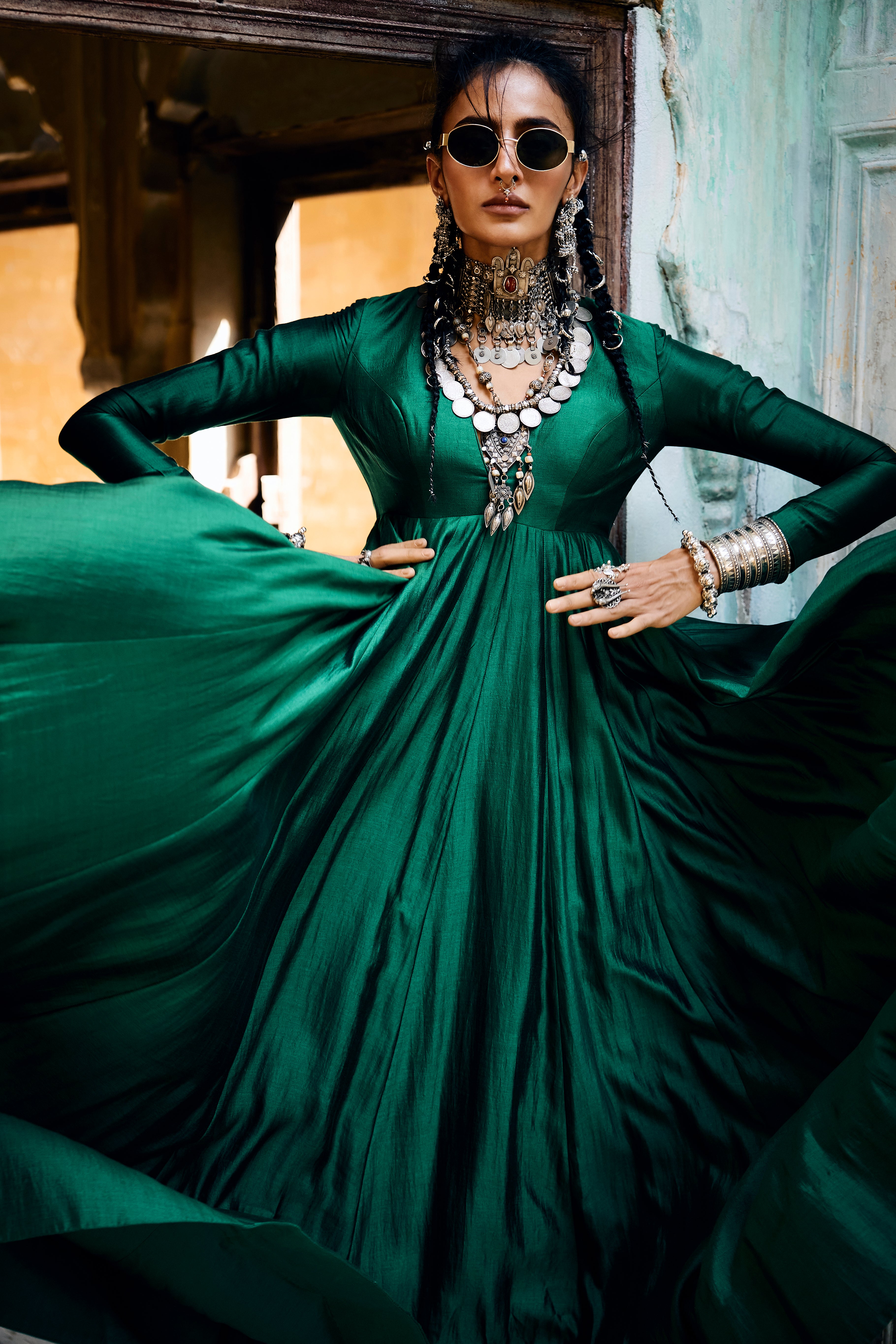 Silk Plain Anarkali