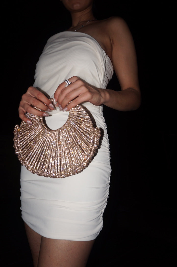 The Midi Halo - Champagne Gold