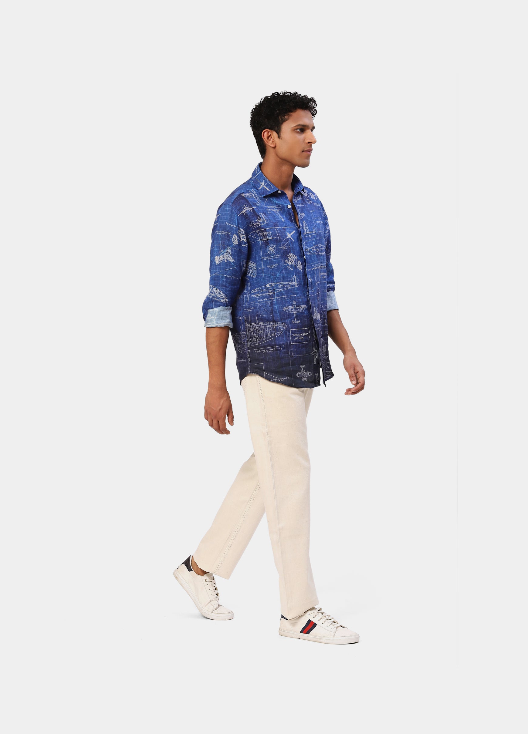 The Blue Linen Nice Guy Shirt