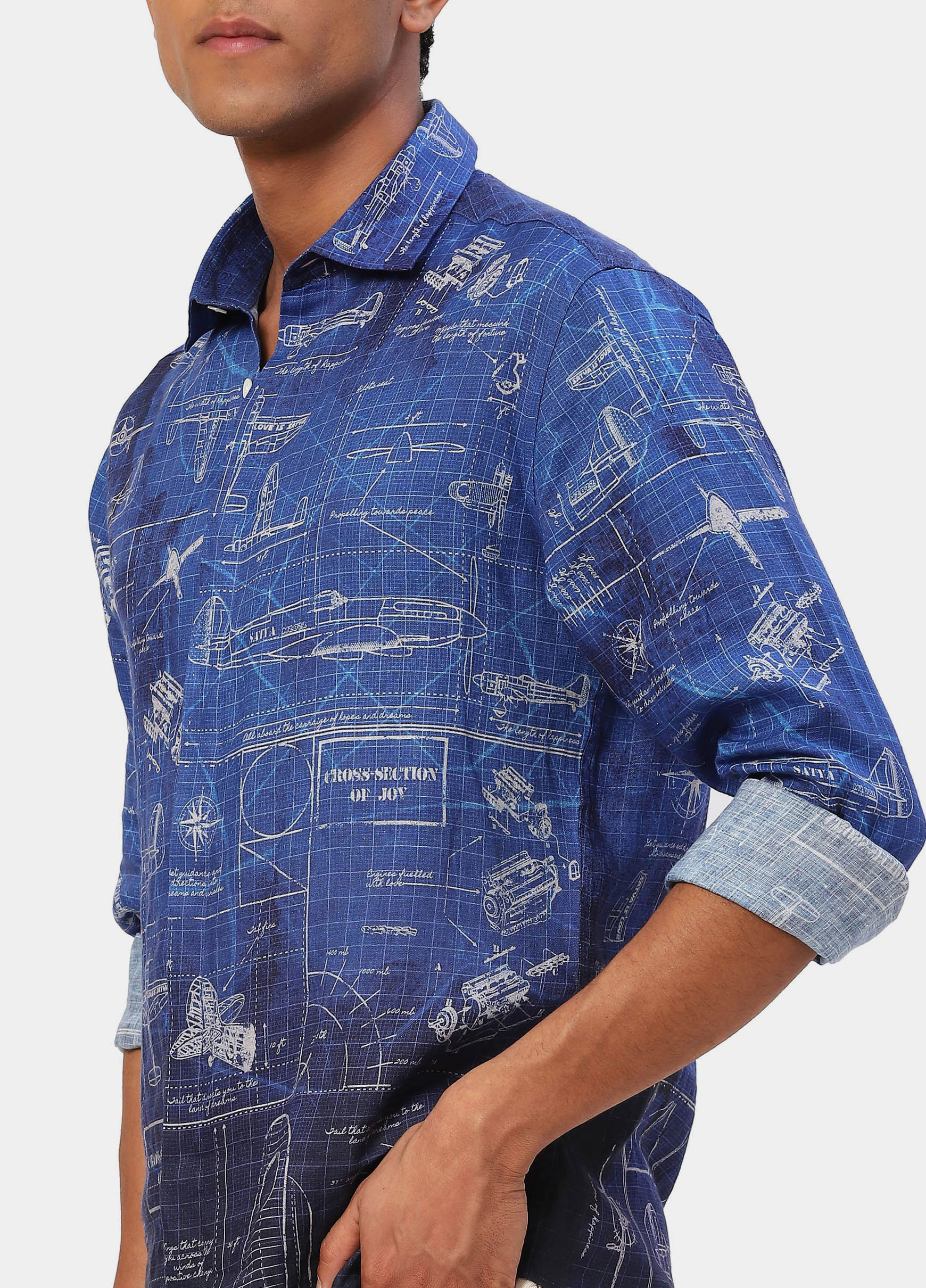 The Blue Linen Nice Guy Shirt