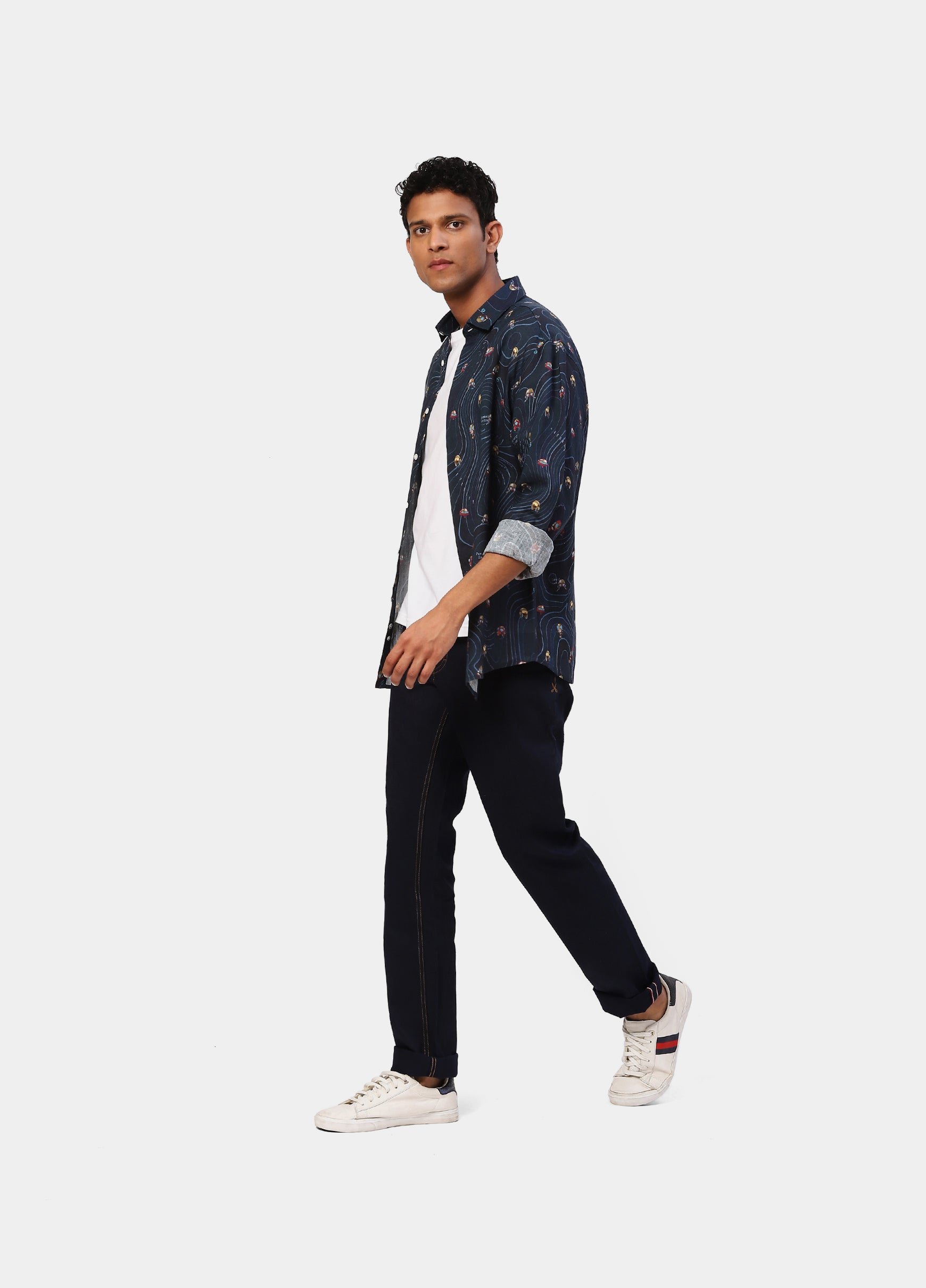 The Blue Linen Sunday Shirt