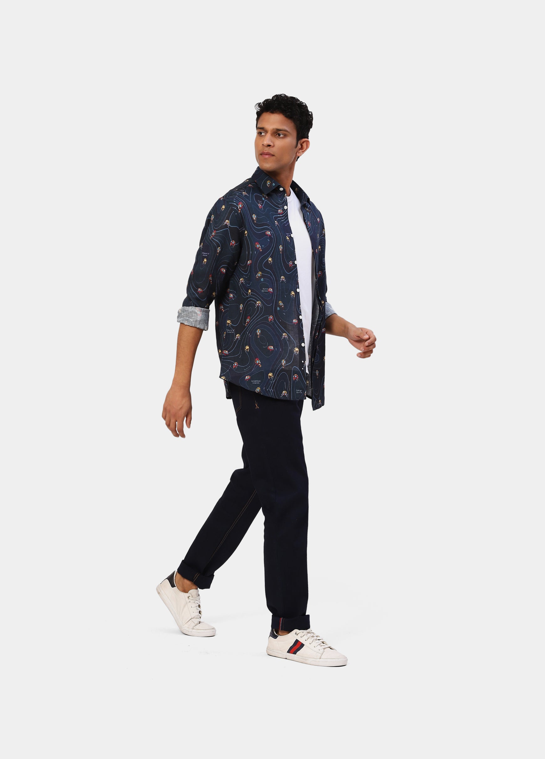 The Blue Linen Sunday Shirt