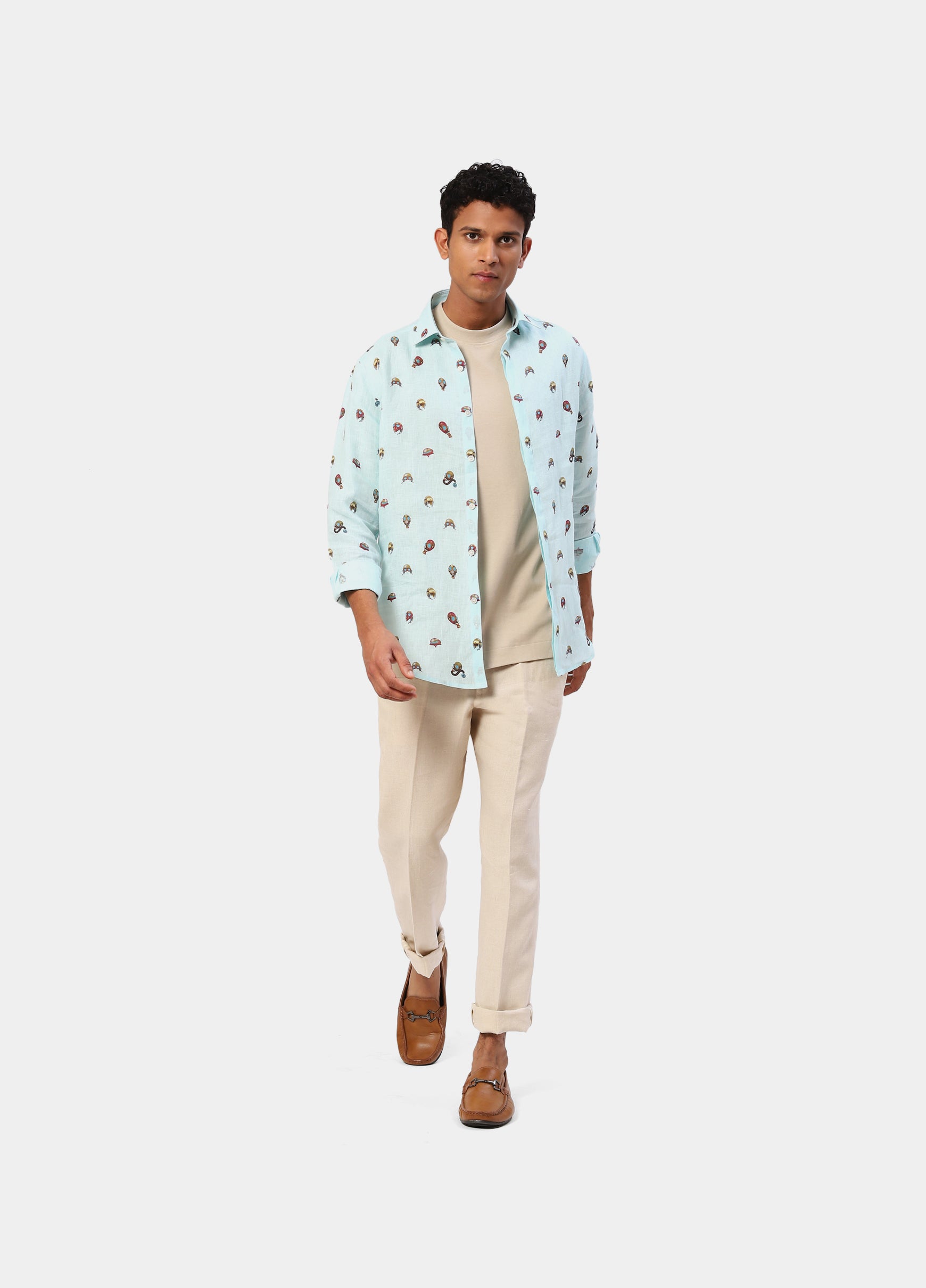 The Beige Linen Saturday Shirt