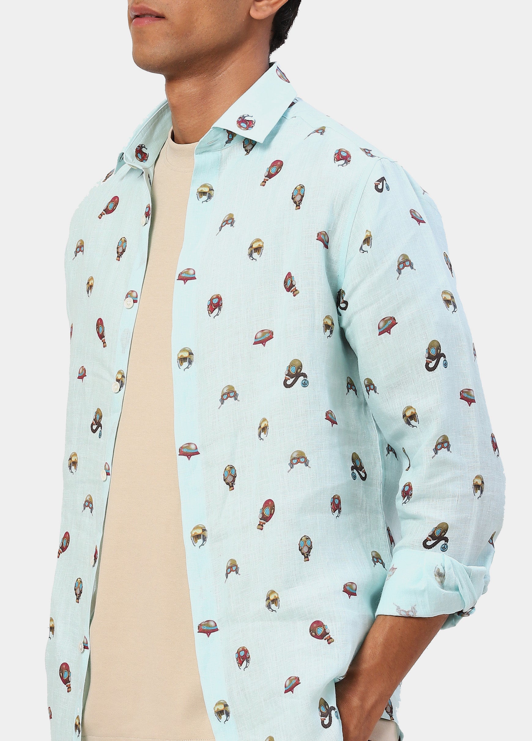 The Beige Linen Saturday Shirt