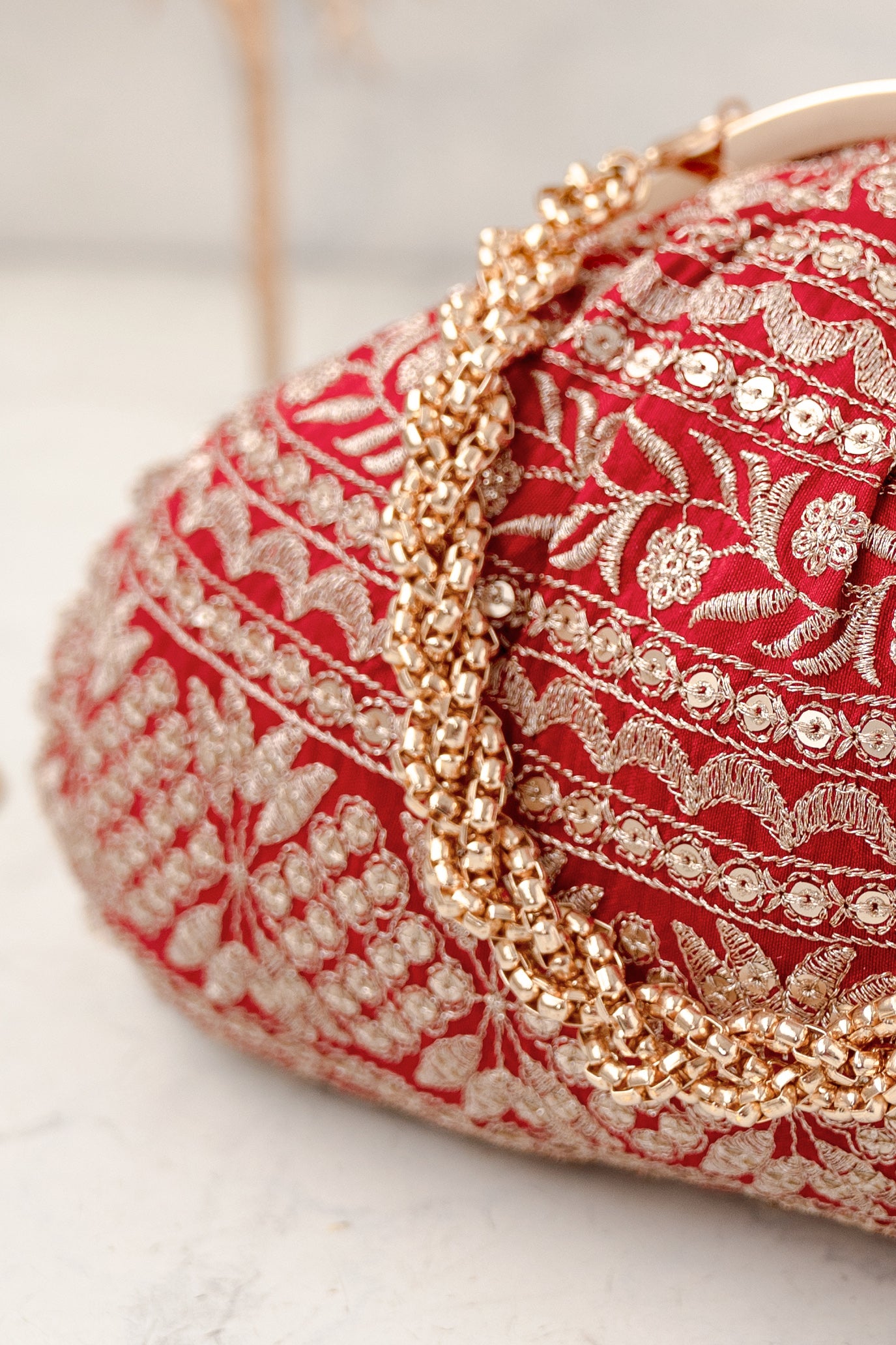 Mirai Vintage Purse Red