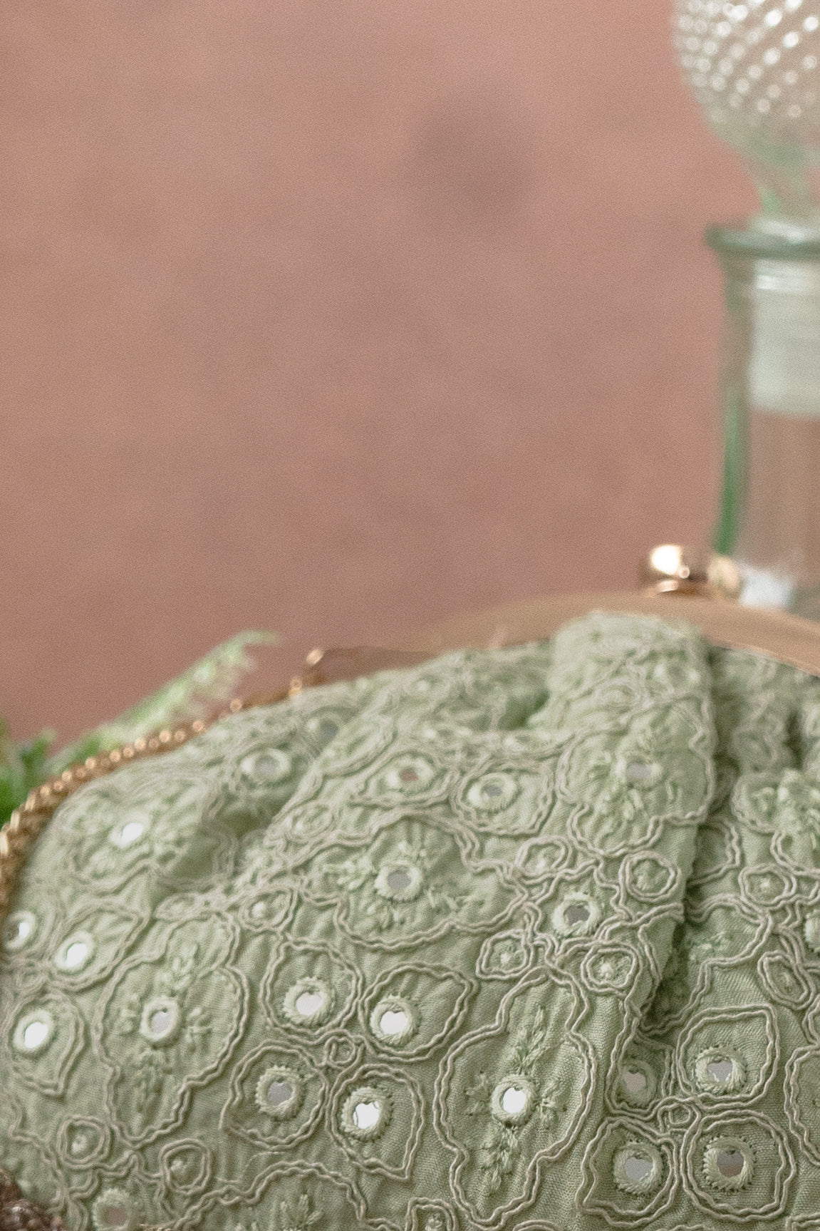 Monroe Vintage Purse Pastel Green