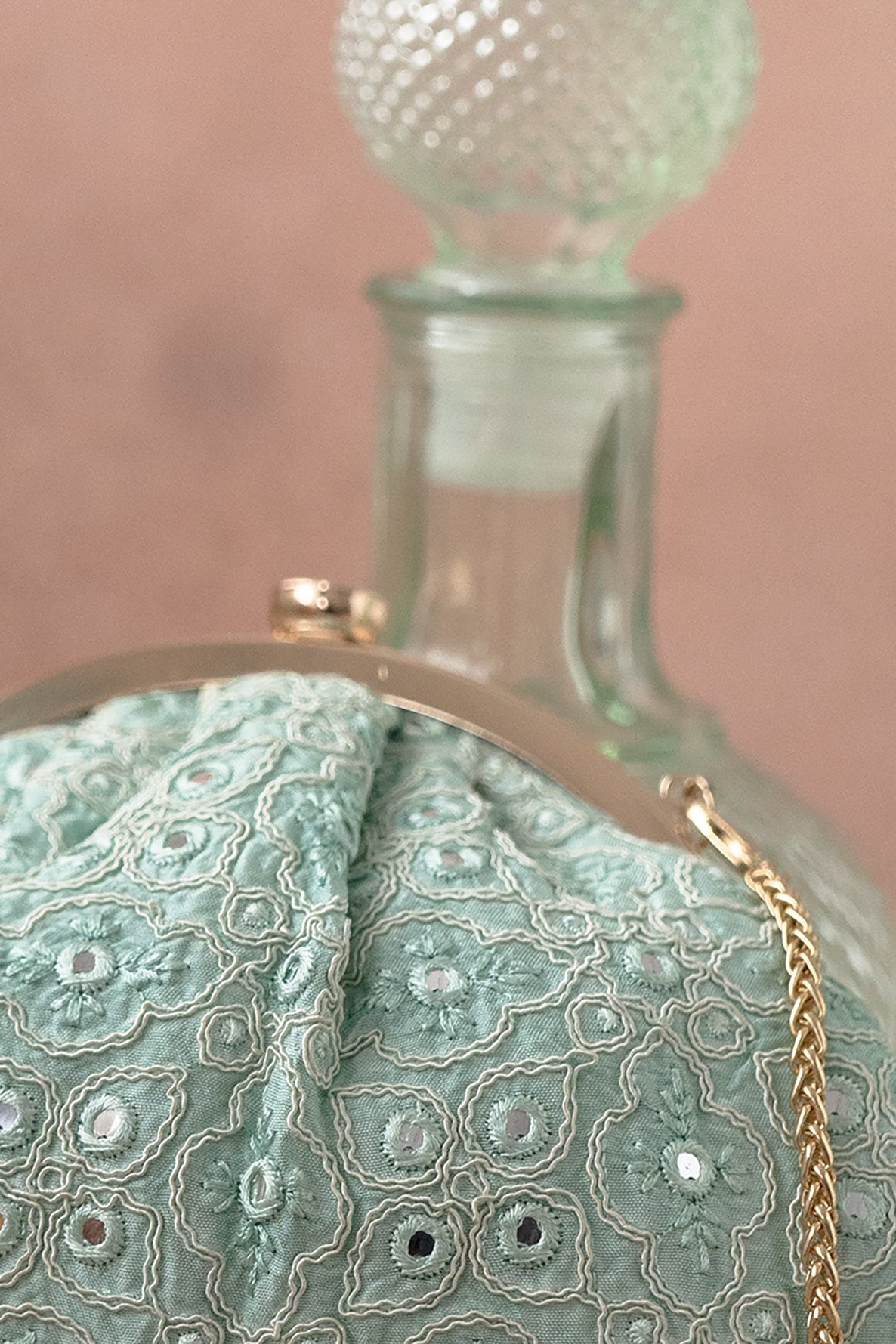 Monroe Vintage Purse Aqua
