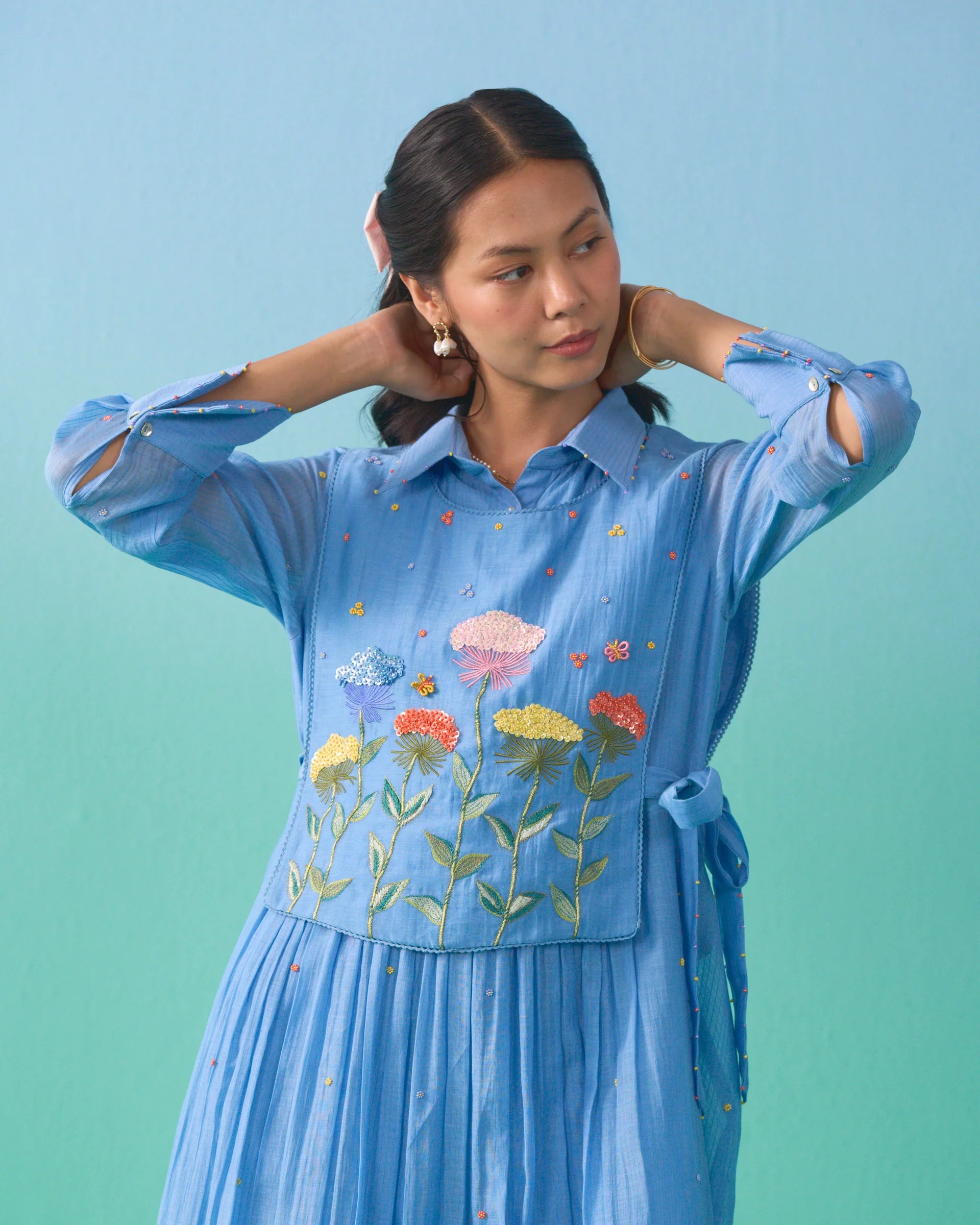Fluer Bib Dress