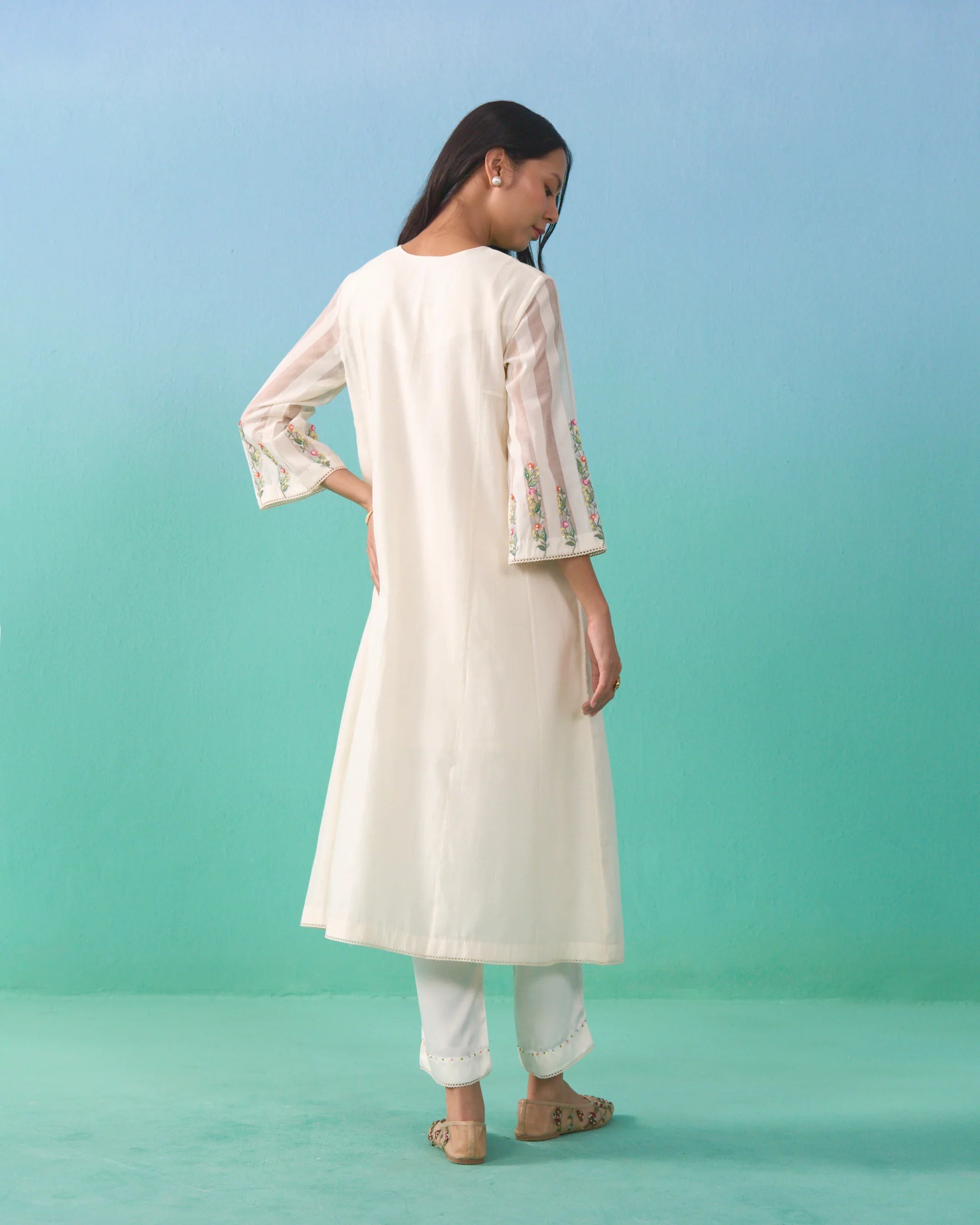 Roza Kurta Sety - Ivory