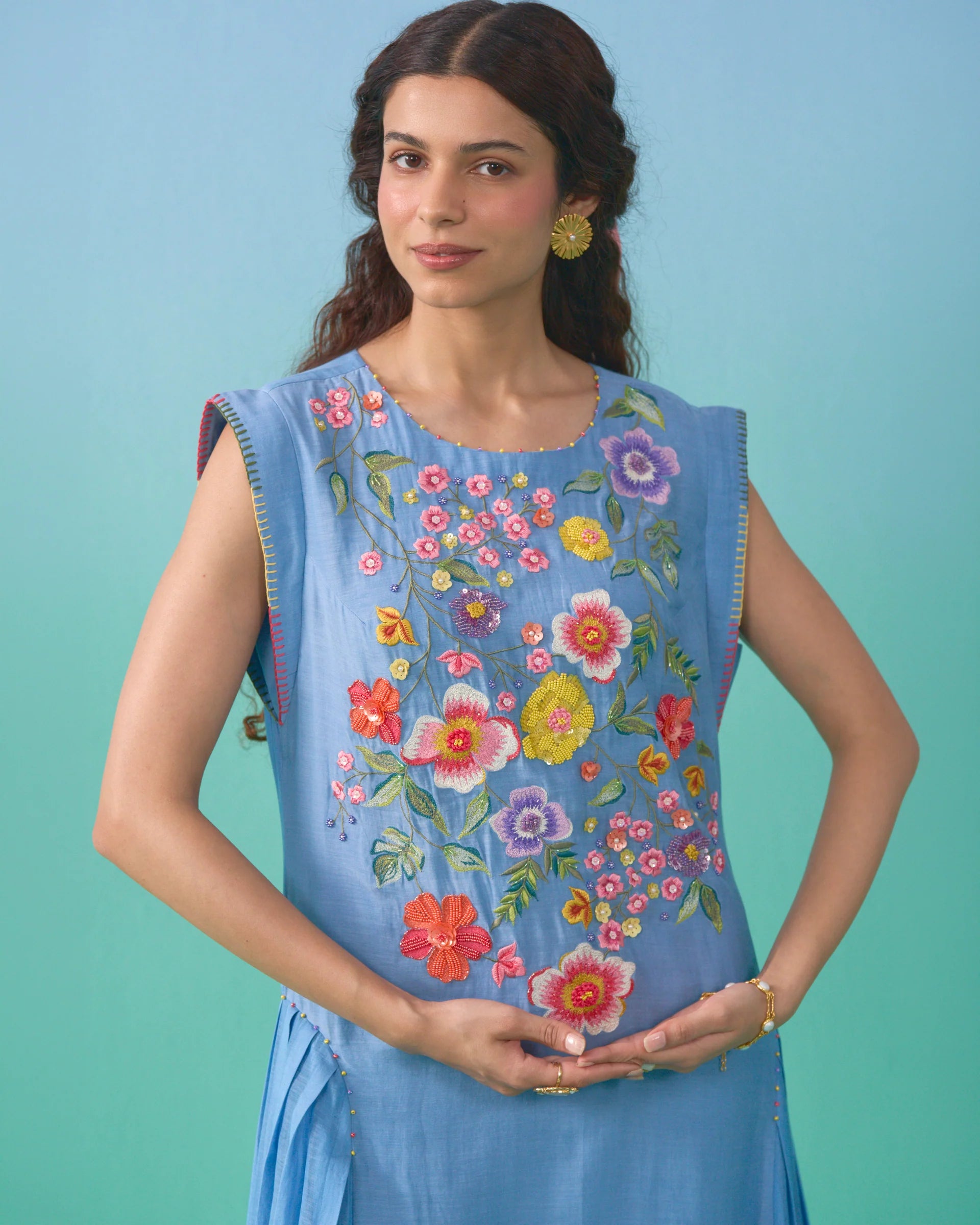 Day Dream Shift Dress - Blue
