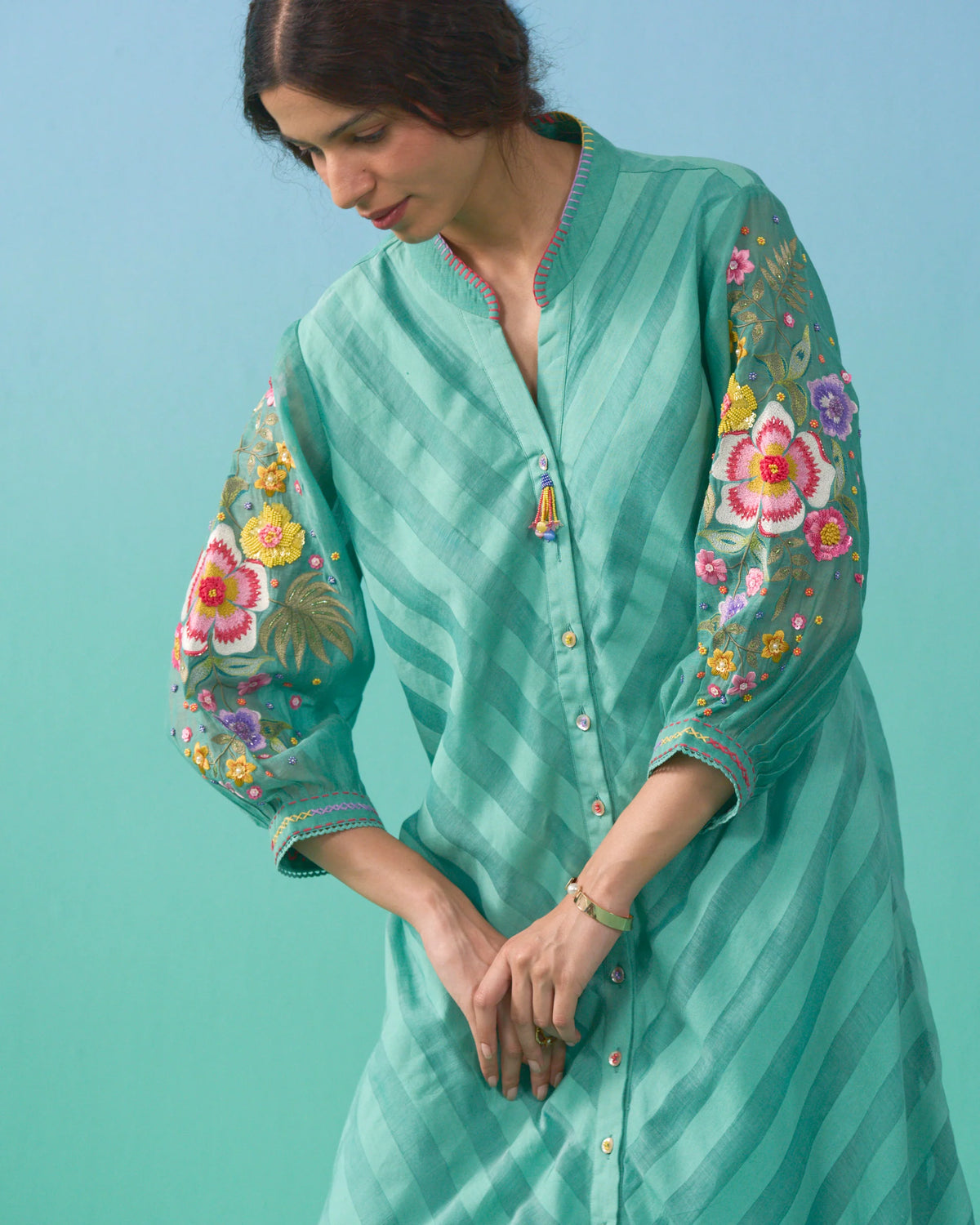 Aasma Button Down Kurta Set