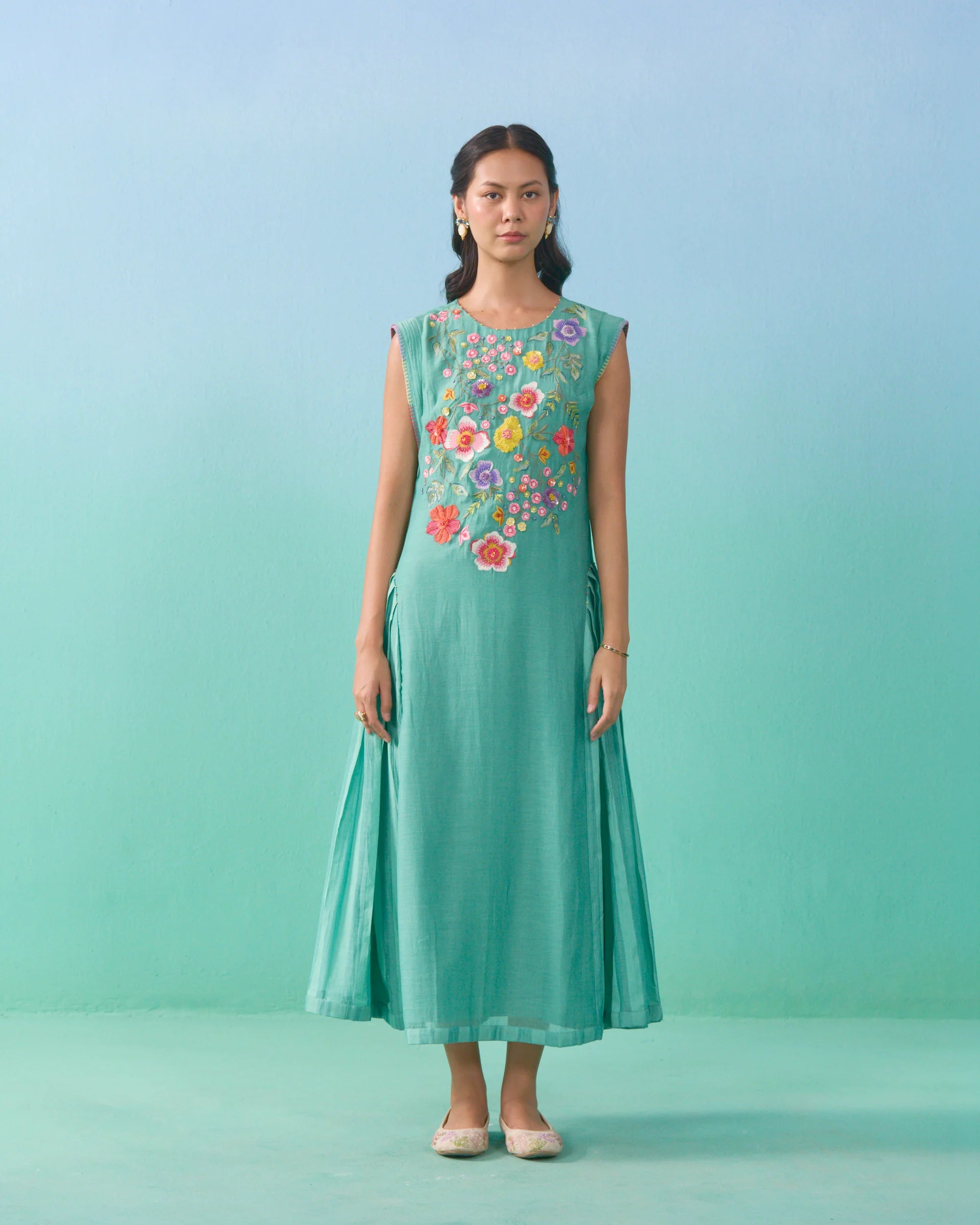 Day Dream Shift Dress - Green
