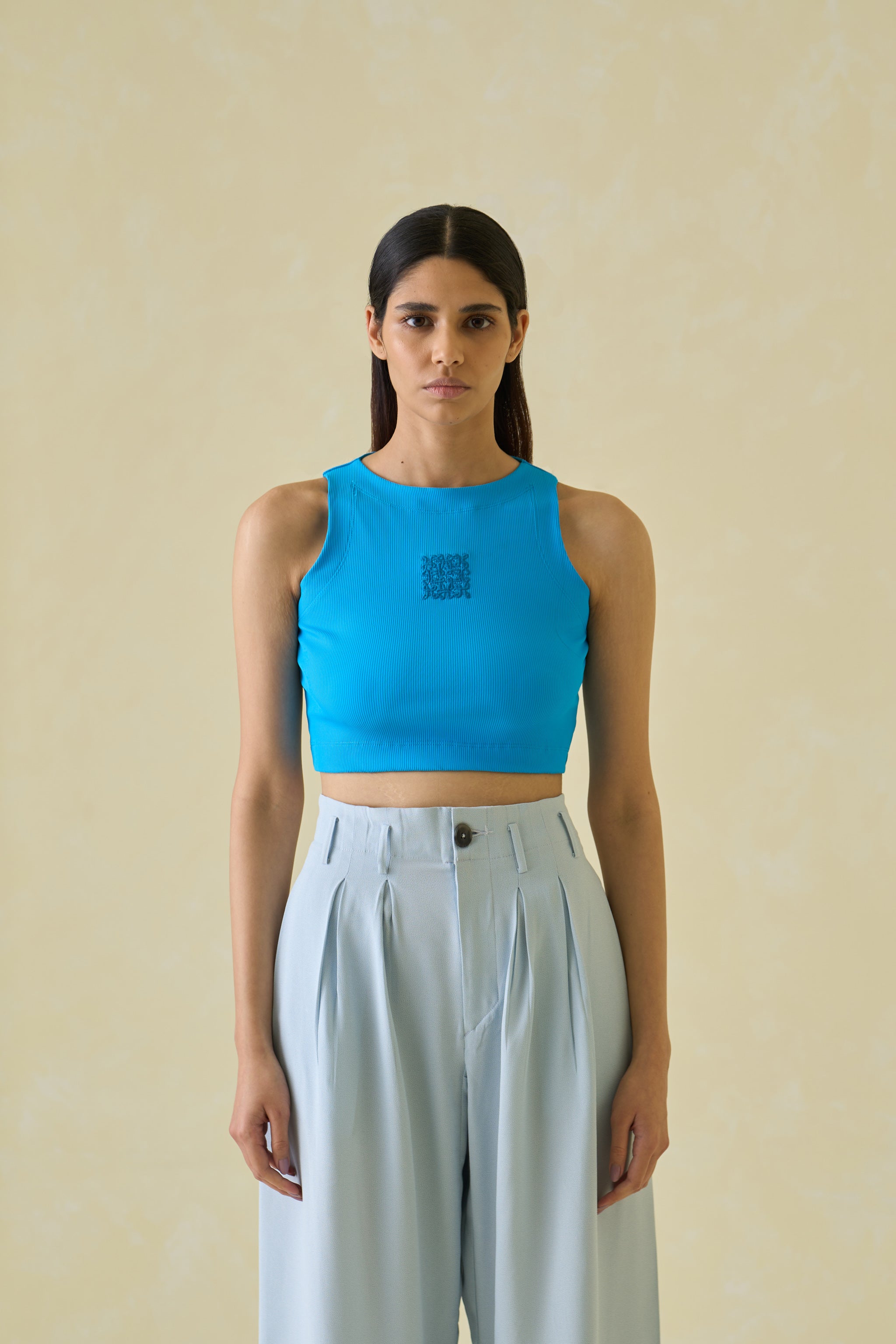 Kolam Cropped Tank Top