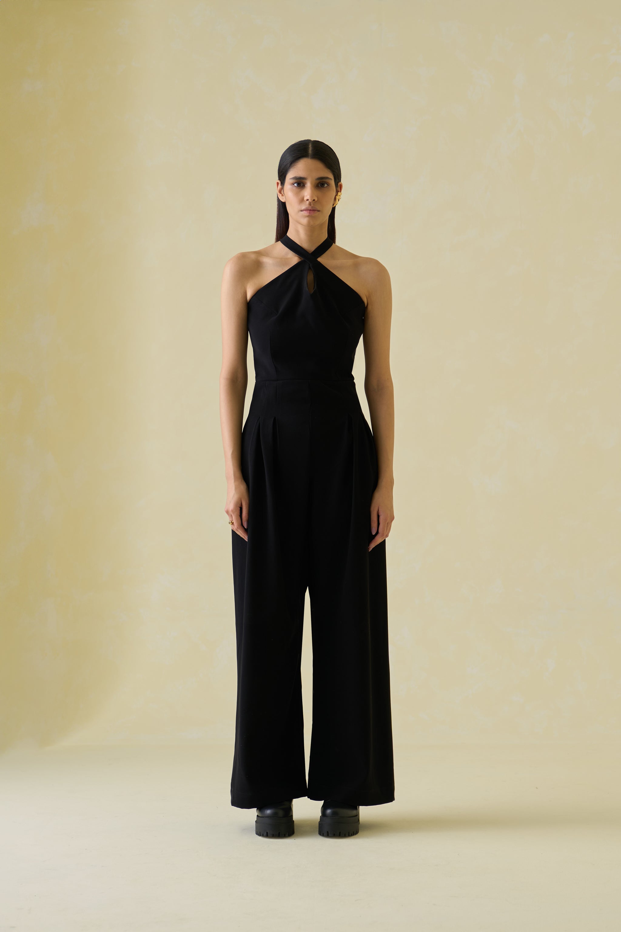 Cross-back Bollywood Jumpsuit