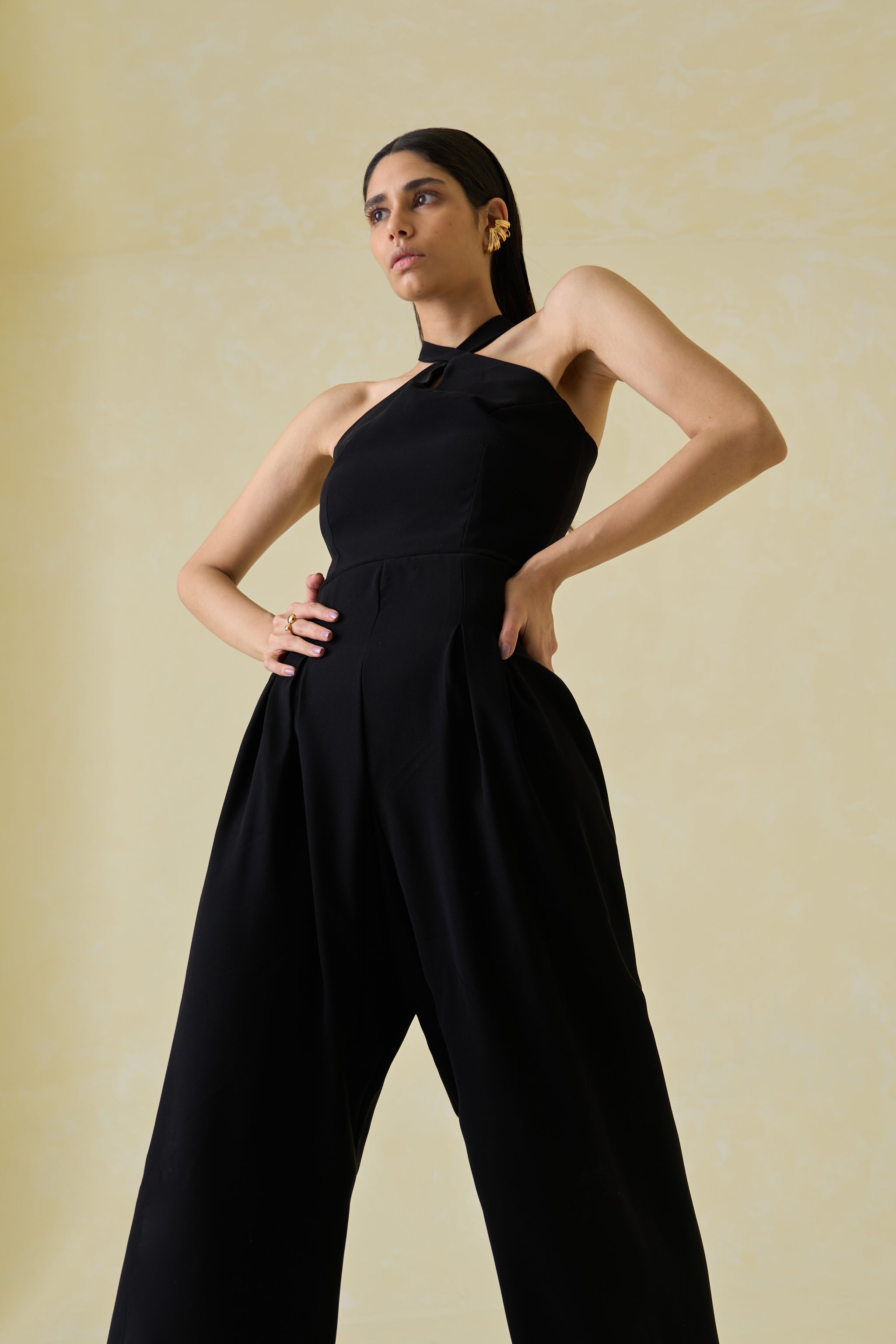 Cross-back Bollywood Jumpsuit