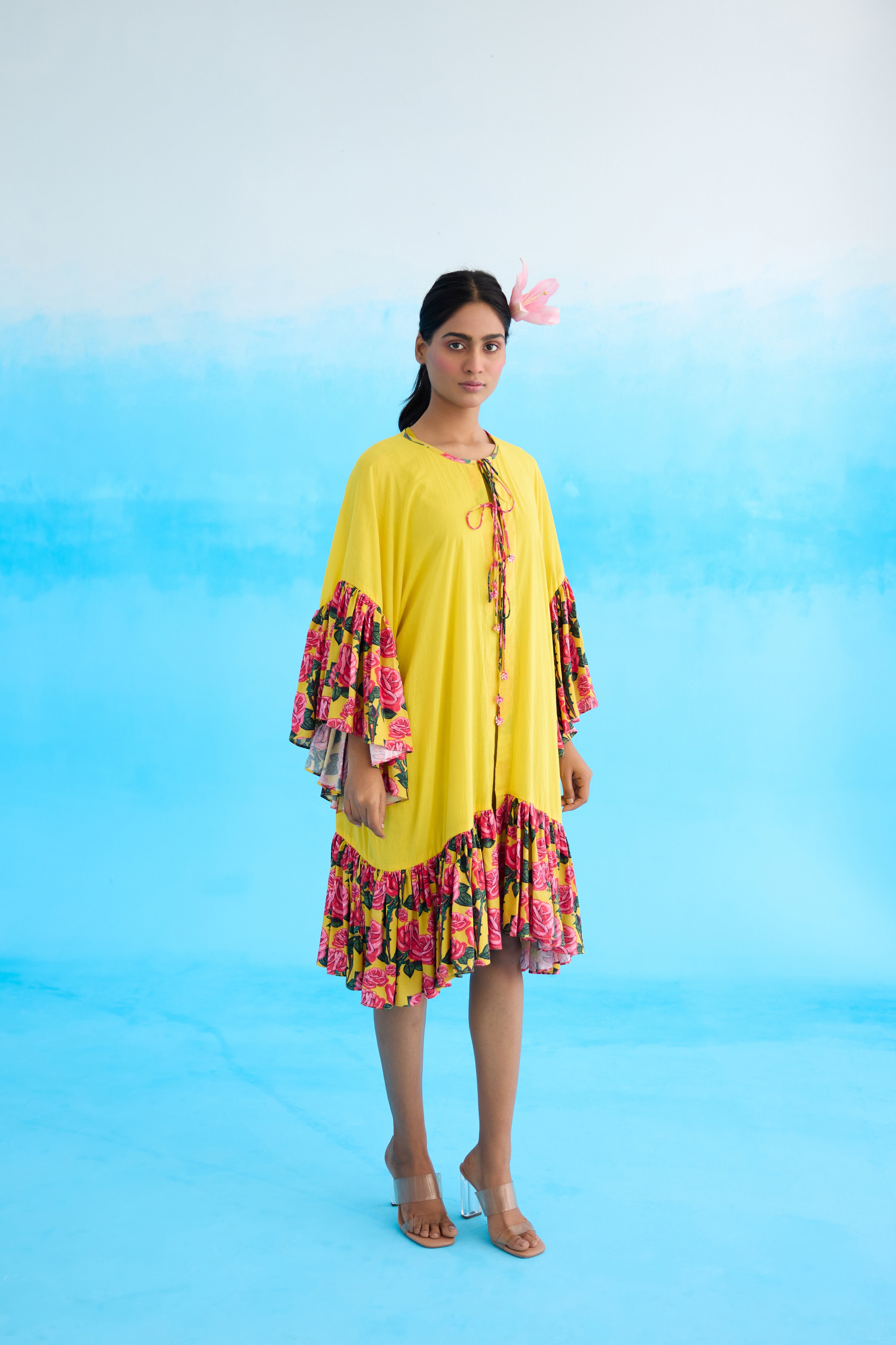 Yellow Frill Overgarment