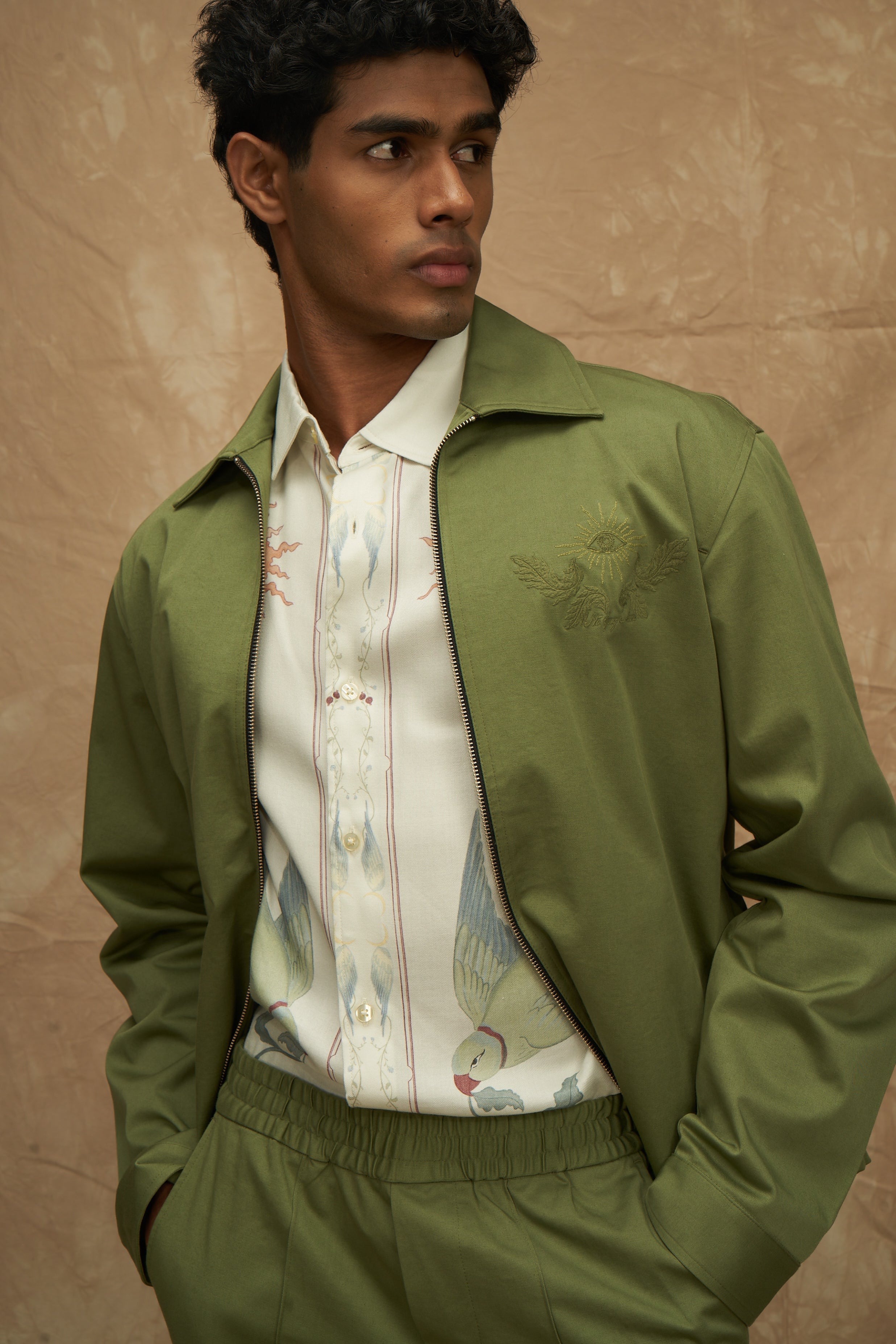 Cosmic Bloom Zip-up Jacket