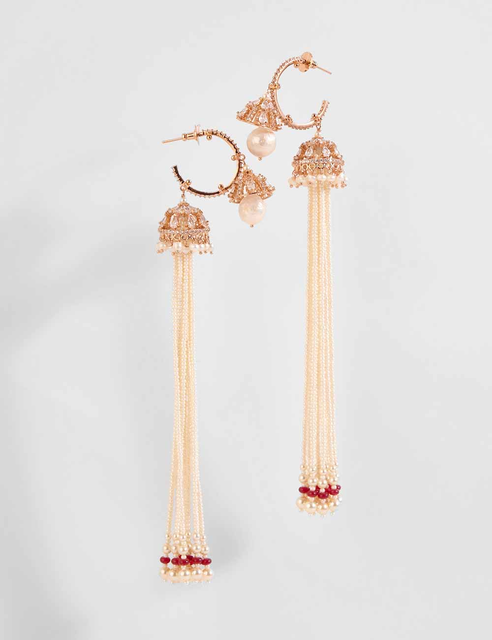 The Paloma Pearl Couture Hoops