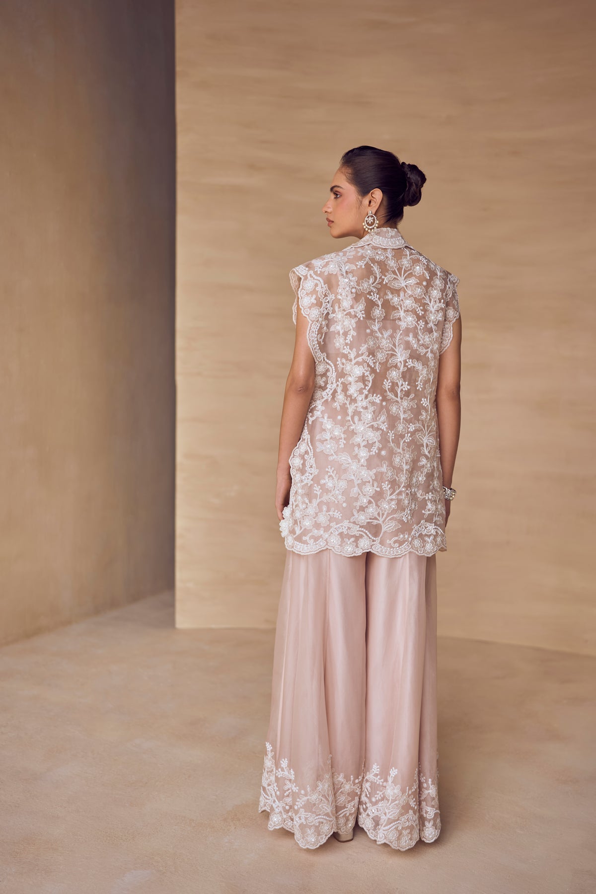 Roserie Embroidered Jacket Set