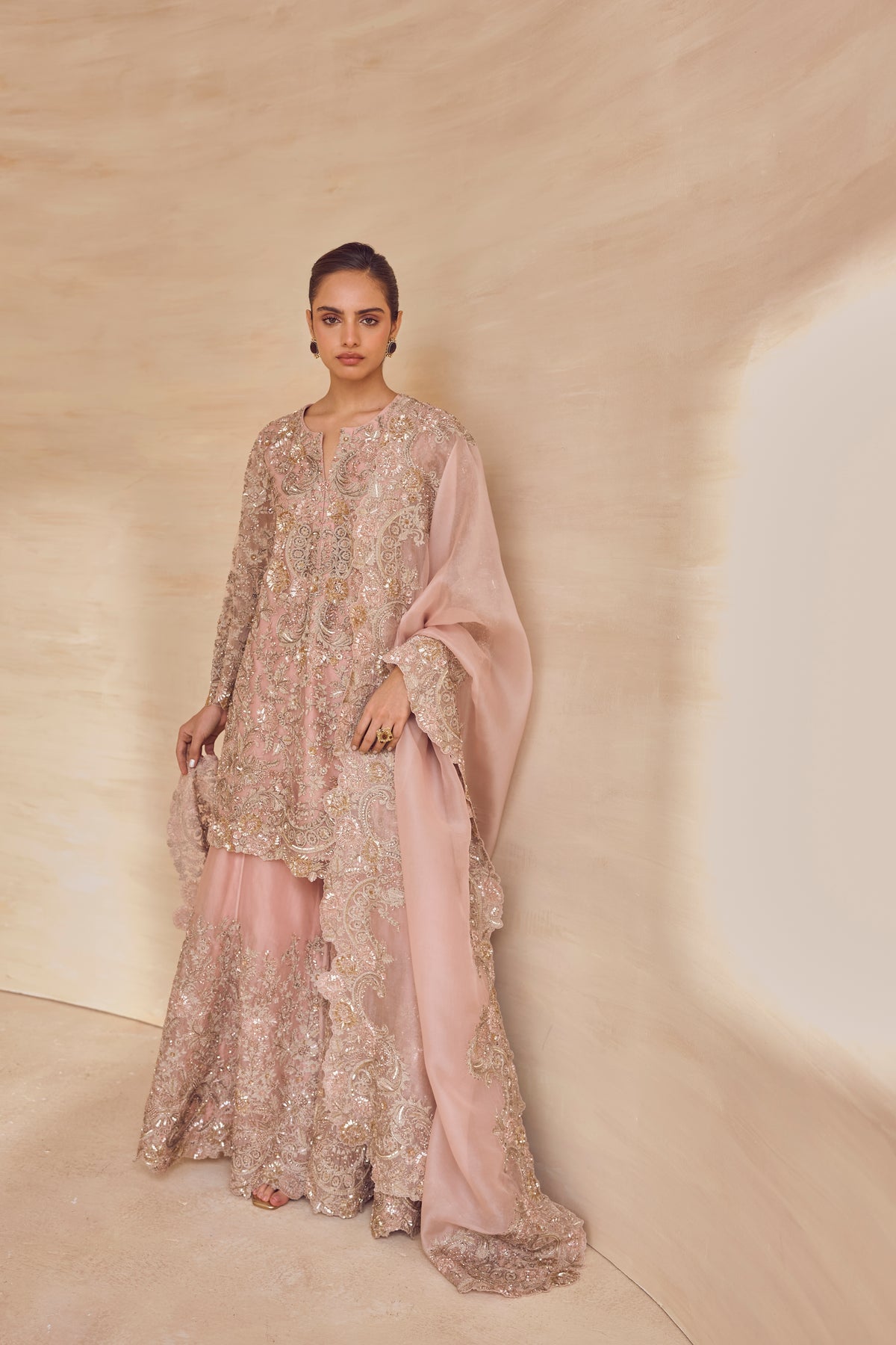 Blushwood Sequined Sharara Set