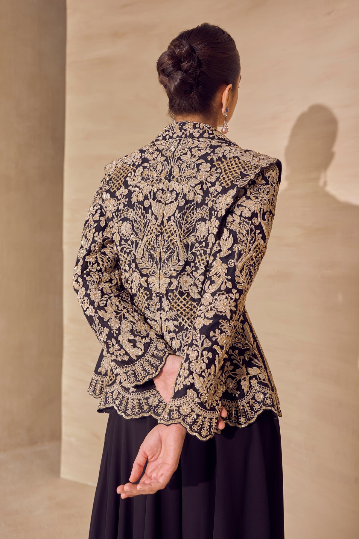 Vesper Gold Embroidered Jacket
