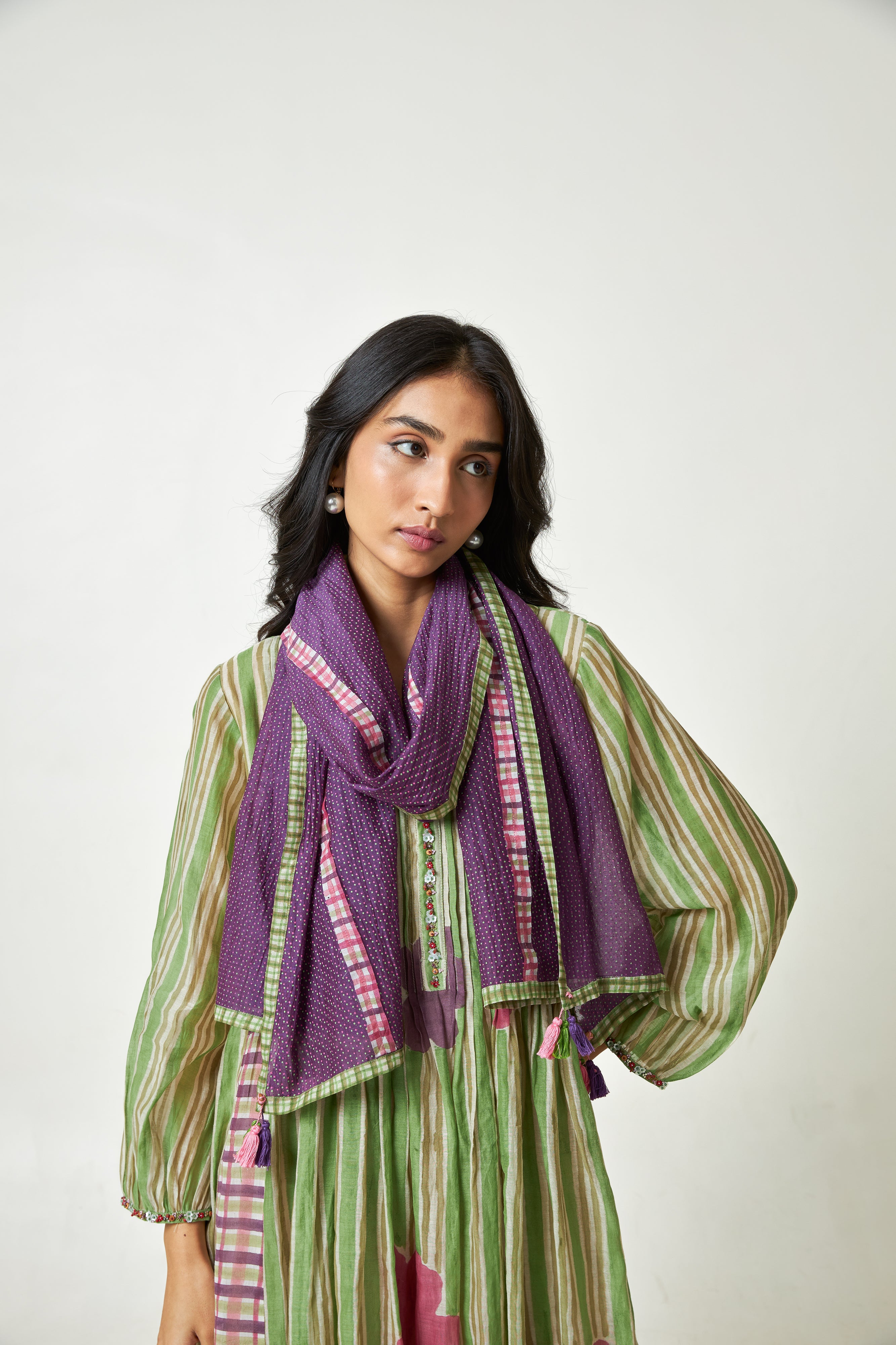 Palmshade Block Printed Kurta Set- Set Of 3