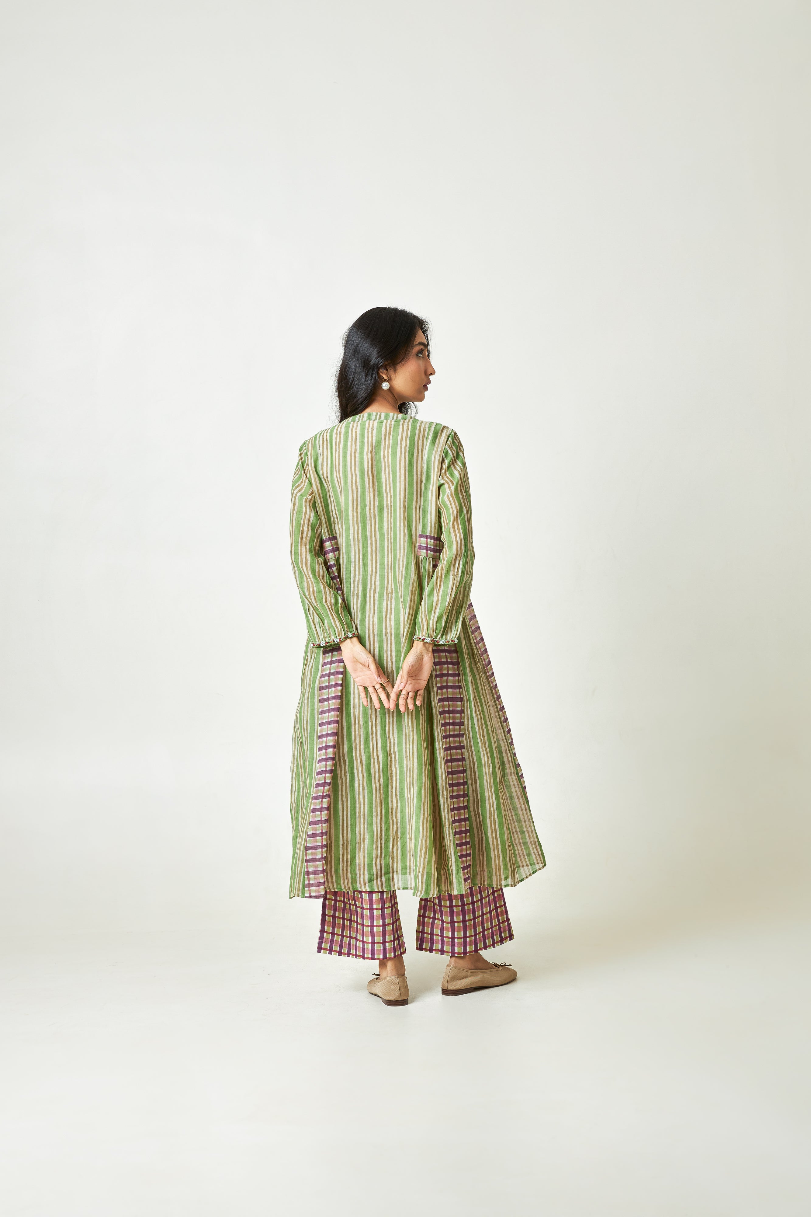 Palmshade Block Printed Kurta Set- Set Of 3
