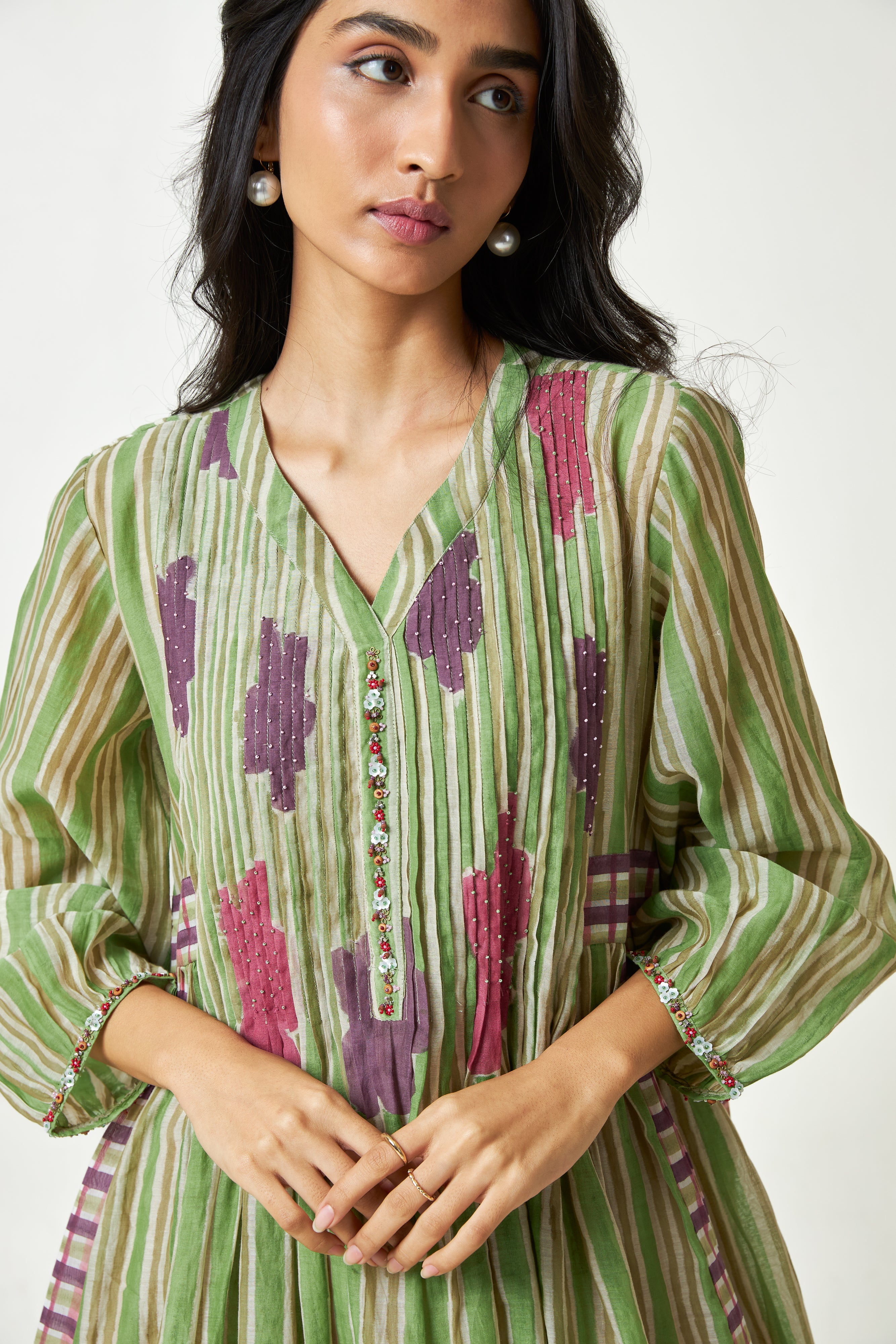 Palmshade Block Printed Kurta Set- Set Of 3